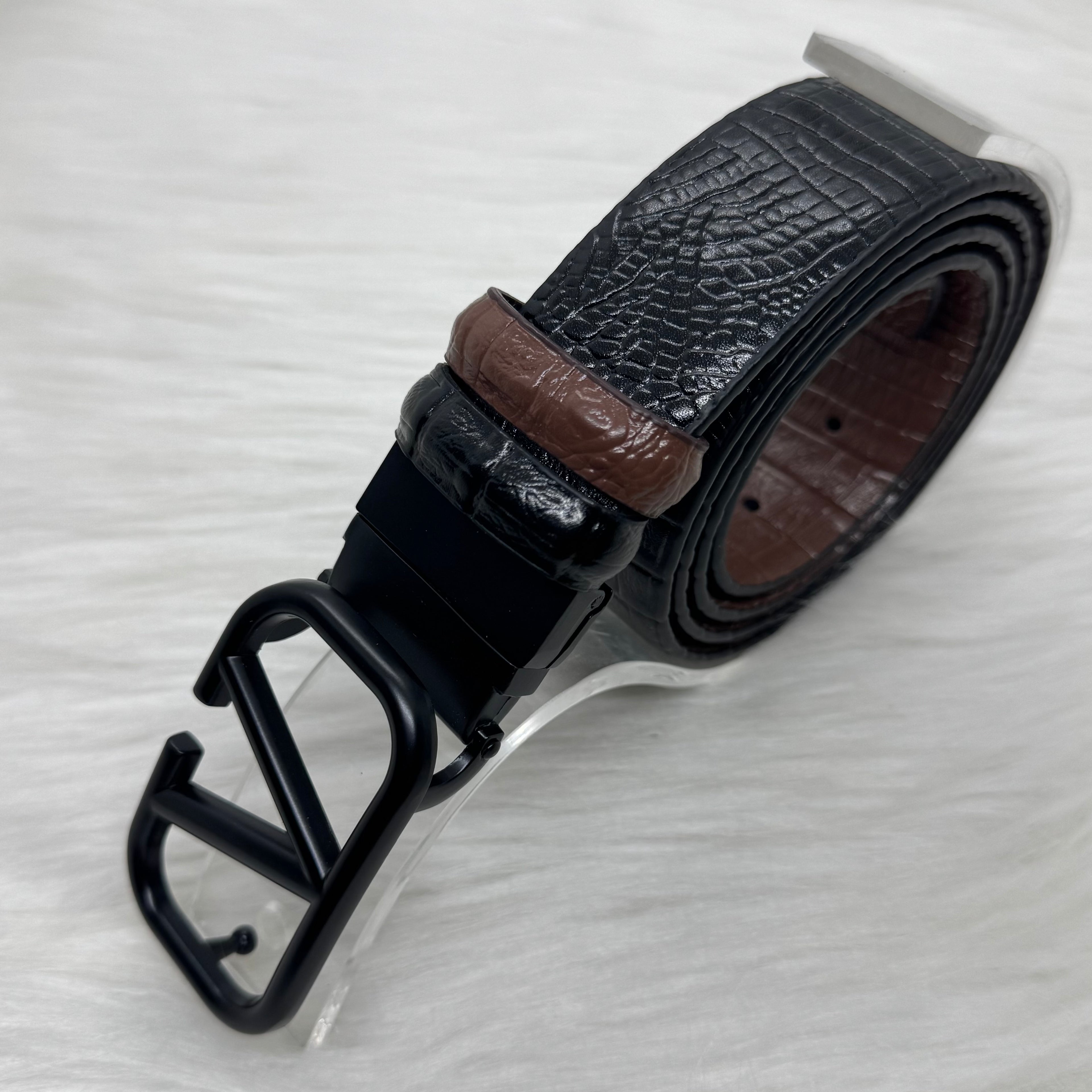 Valentino Double Face Belt |Black|