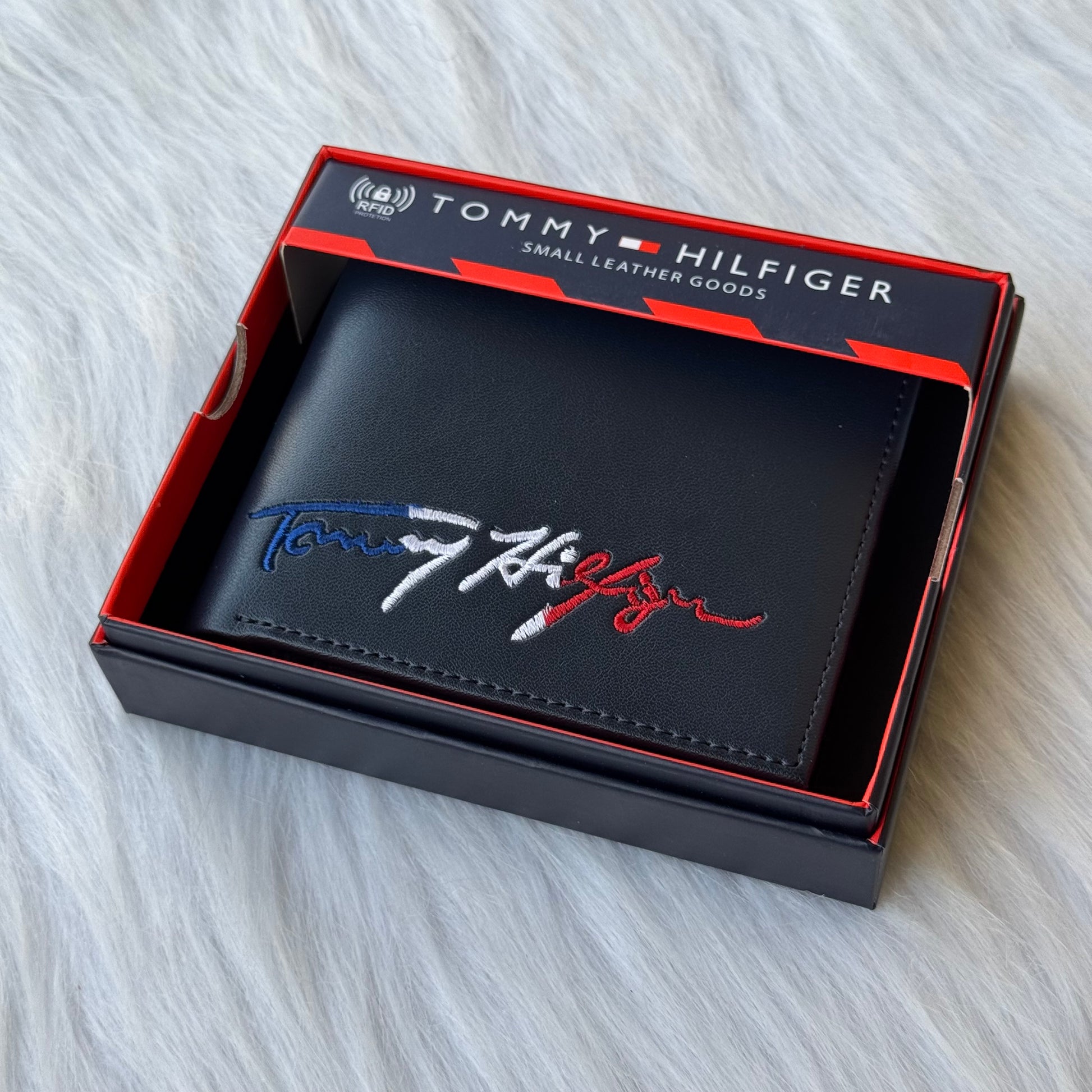 Tommy Hilfiger Signature Wallet |Blue|