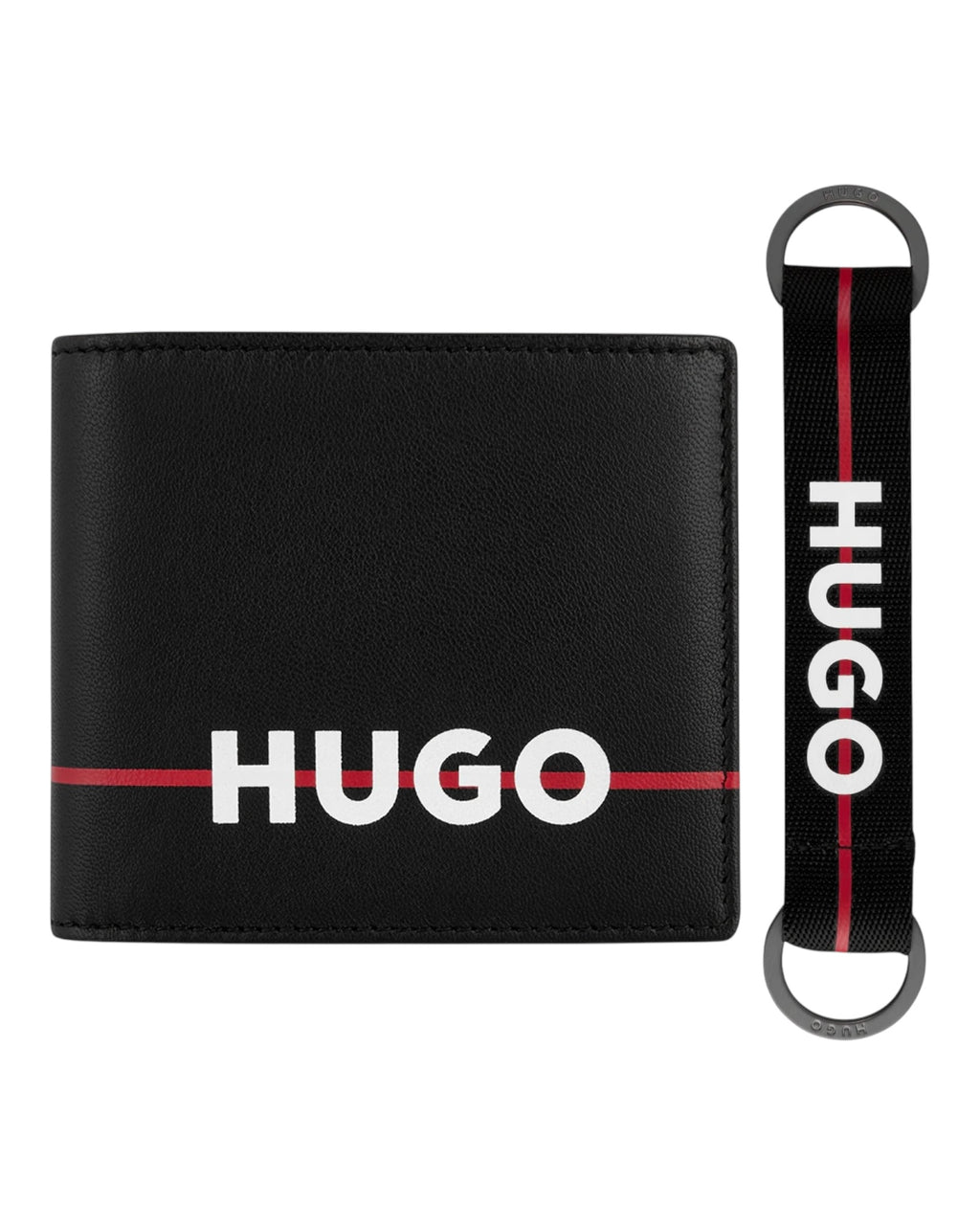 Hugo Boss Set Wallet & Medal |Black|