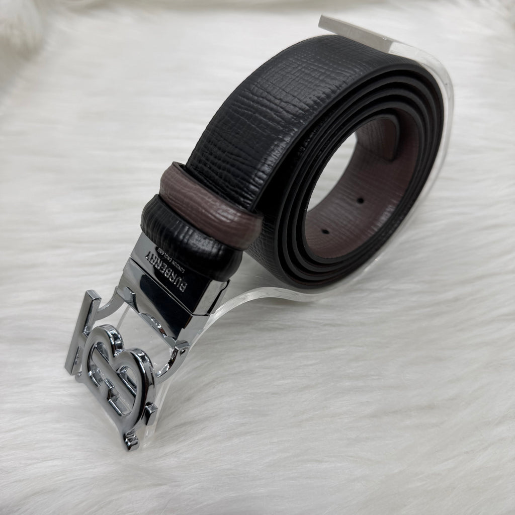 Burberry Double Face Belt |Silver|