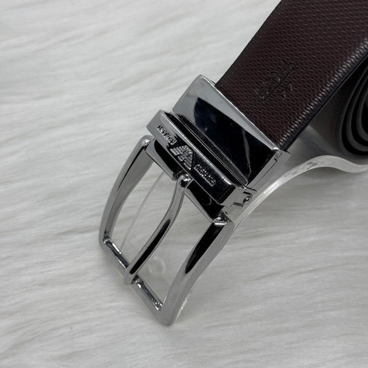 Armani Double Face Belt |Black/Brown|