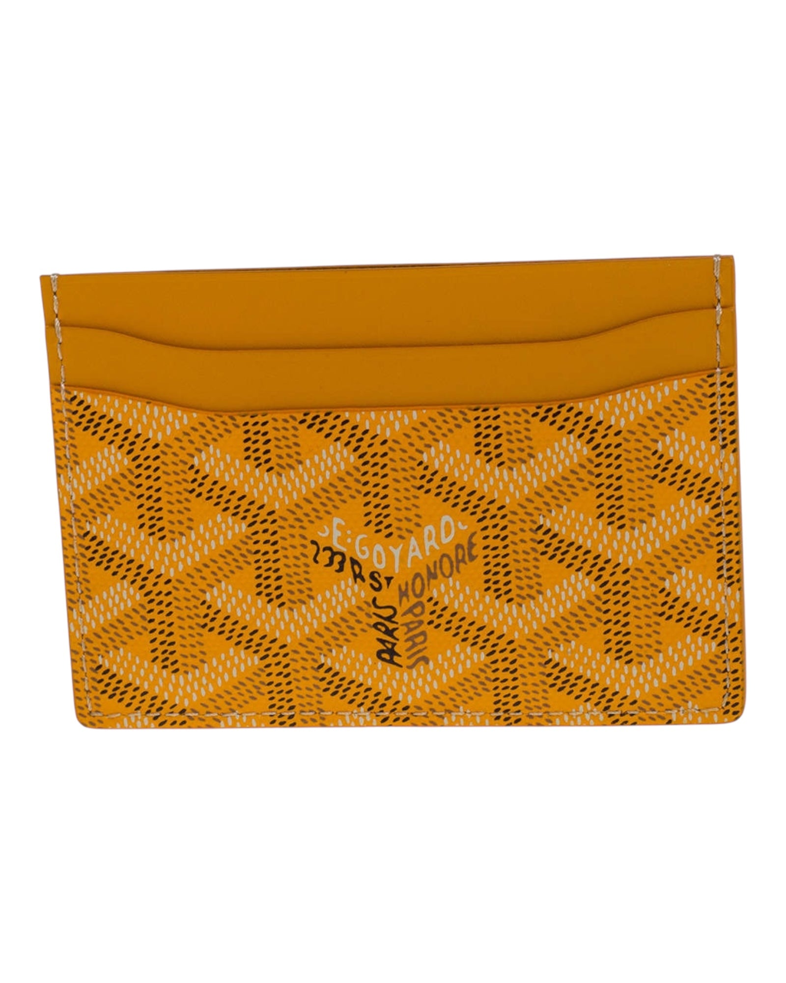 Goyard Card-Holder |Yellow|