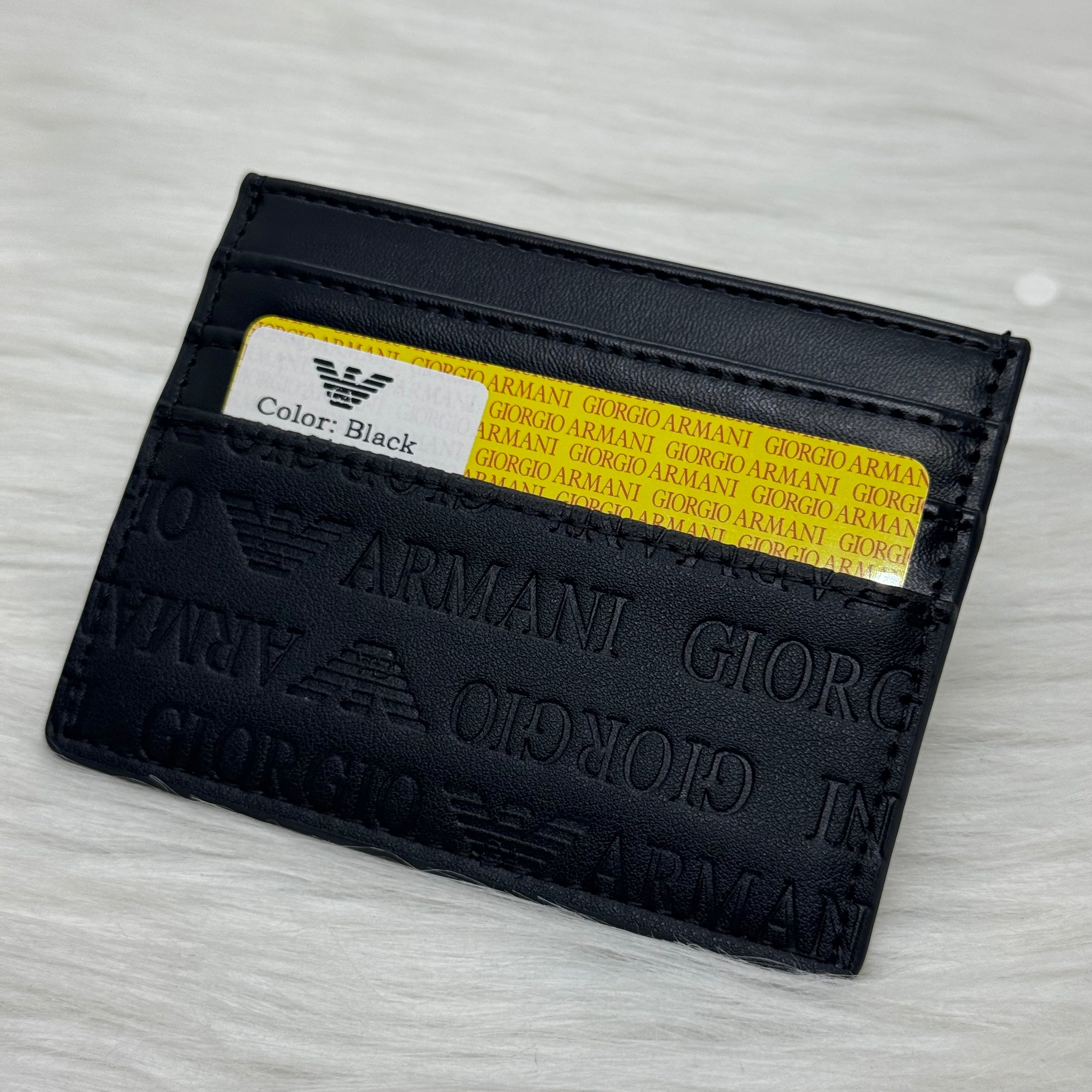 Armani Card-Holder |Black|