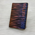 Louis Vuitton Pocket Organizer orange and purple gradient stripe pattern