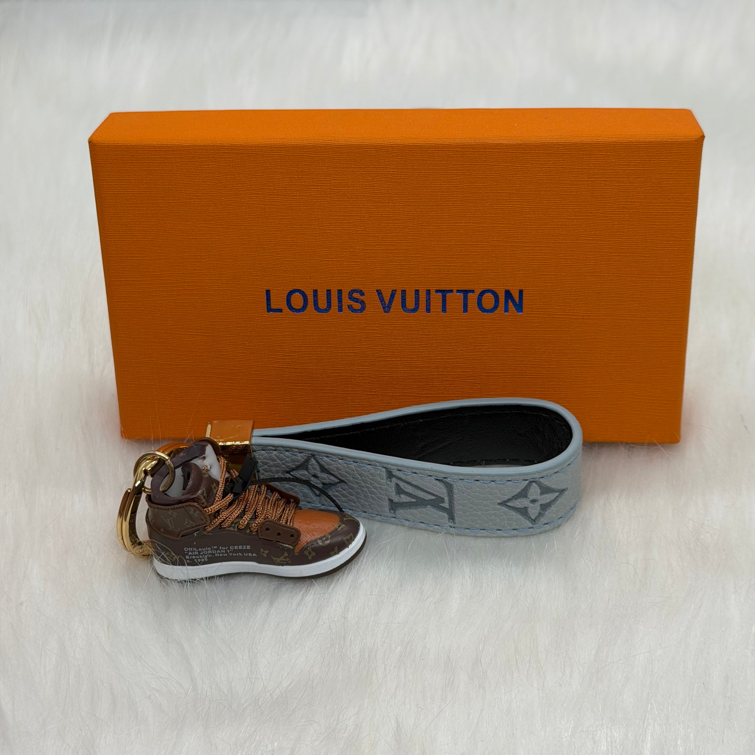 Louis Vuitton Sneaker Keychain |Blue|