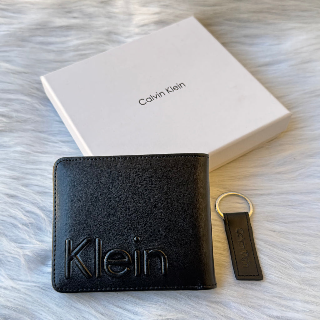 Calvin Klein Set Wallet & Medal |Black|