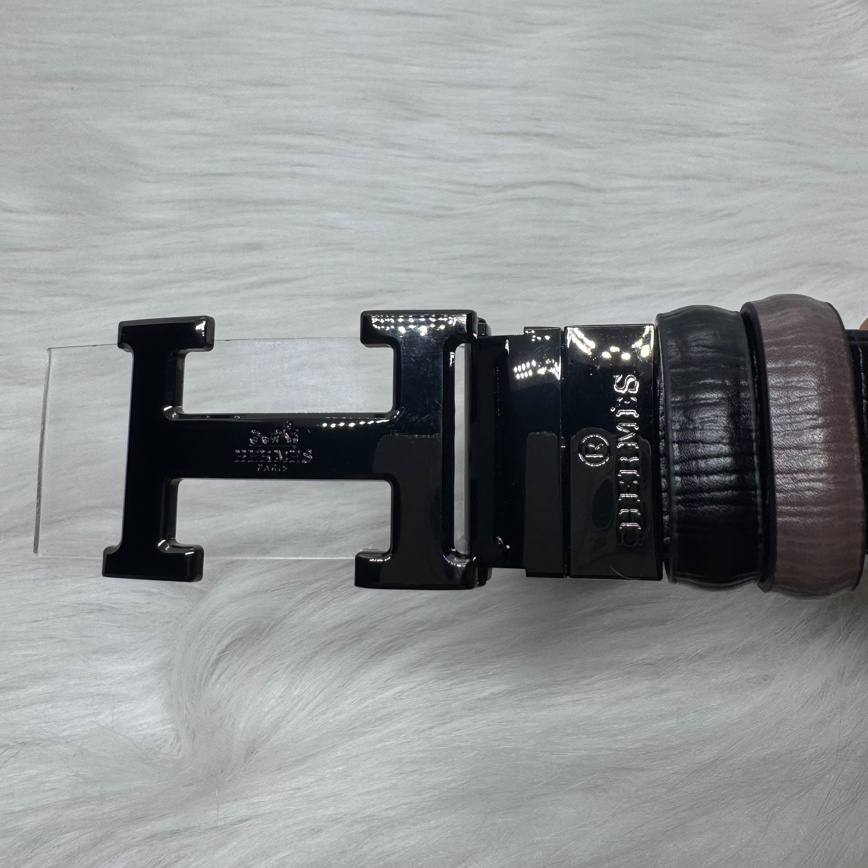 Hermès Double Face Belt |Black Buckle|