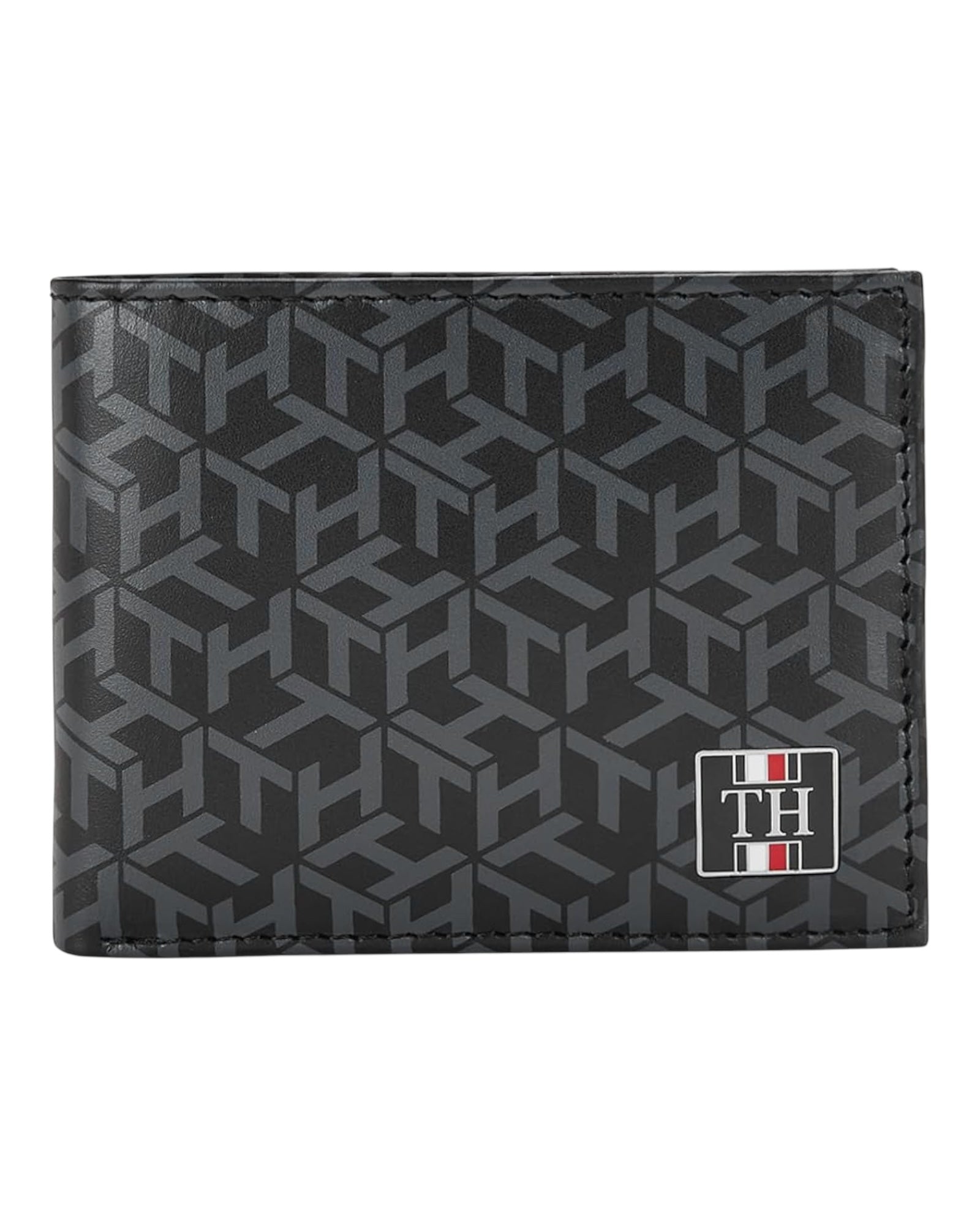 Tommy Hilfiger Franco Printed Wallet |Black|