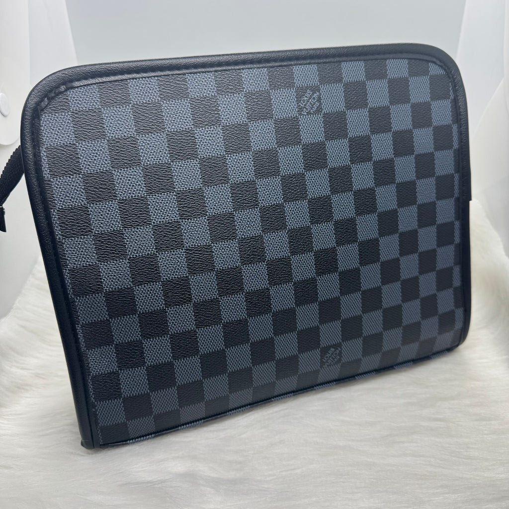 Louis Vuitton Keepall Clutch Bag |Black|