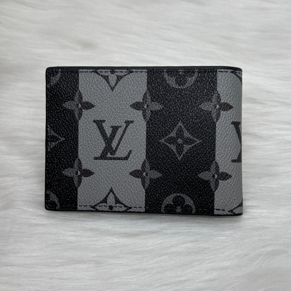 Louis vuitton wallet |Black Gray|