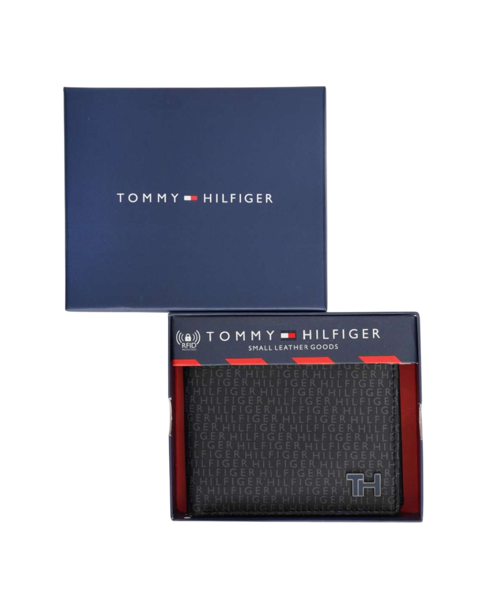 Tommy Hilfiger Men Printed Wallet |Black|