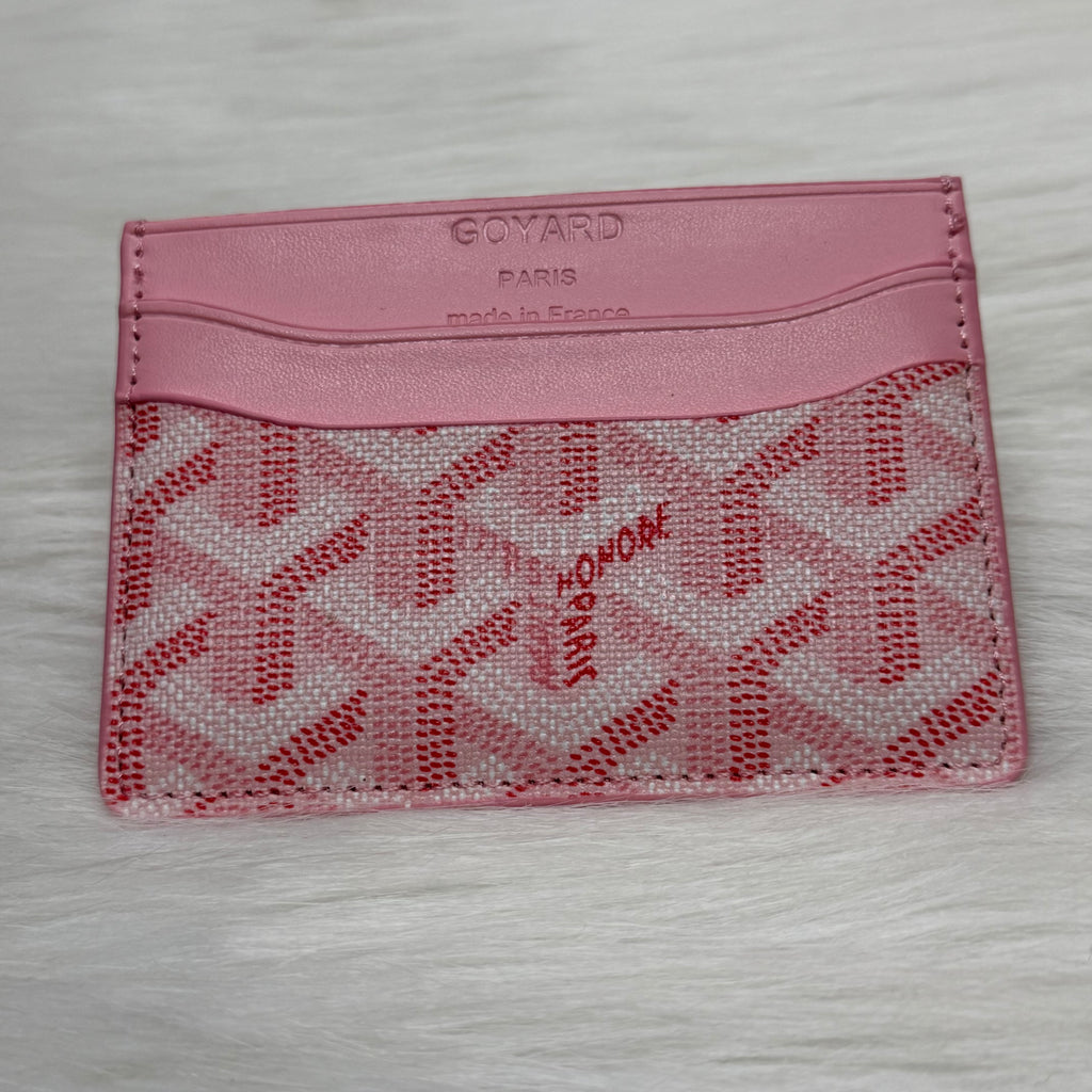 Goyard Card-Holder |Pink|
