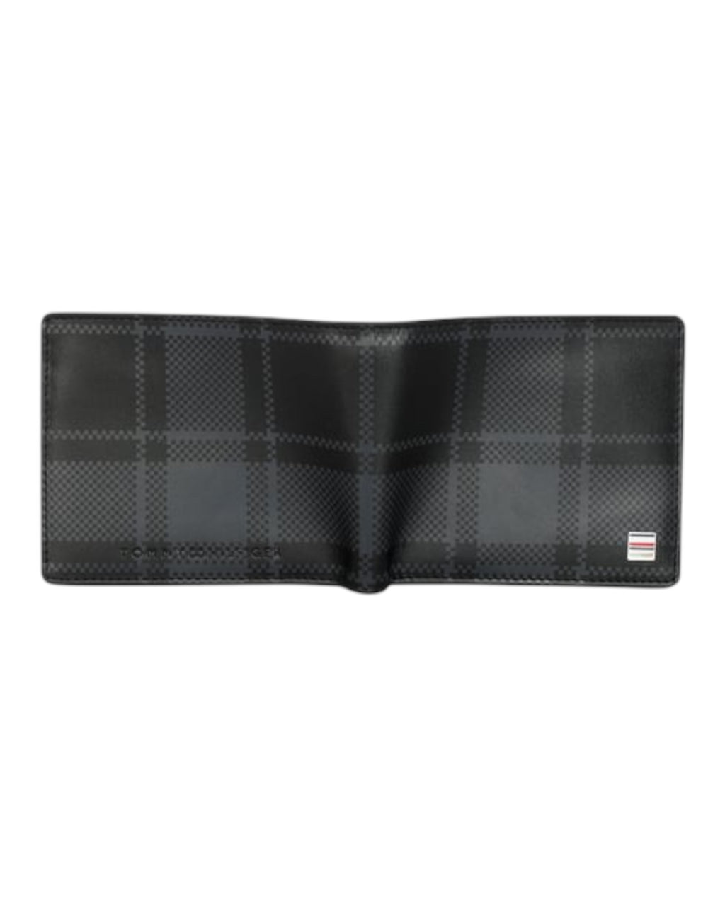 Tommy Hilfiger Men Checked Wallet |Black|