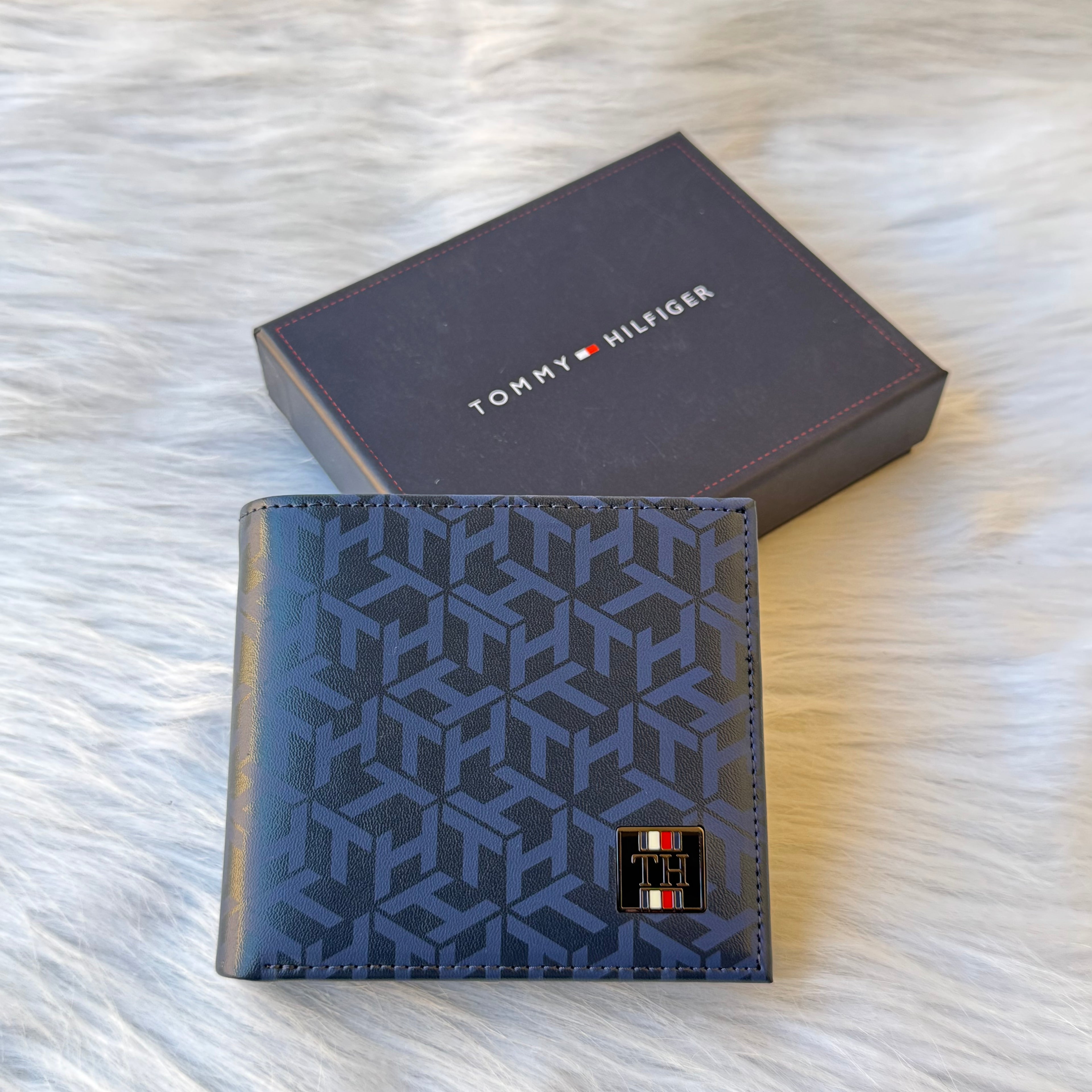 Tommy Hilfiger Franco printed wallet |Blue|
