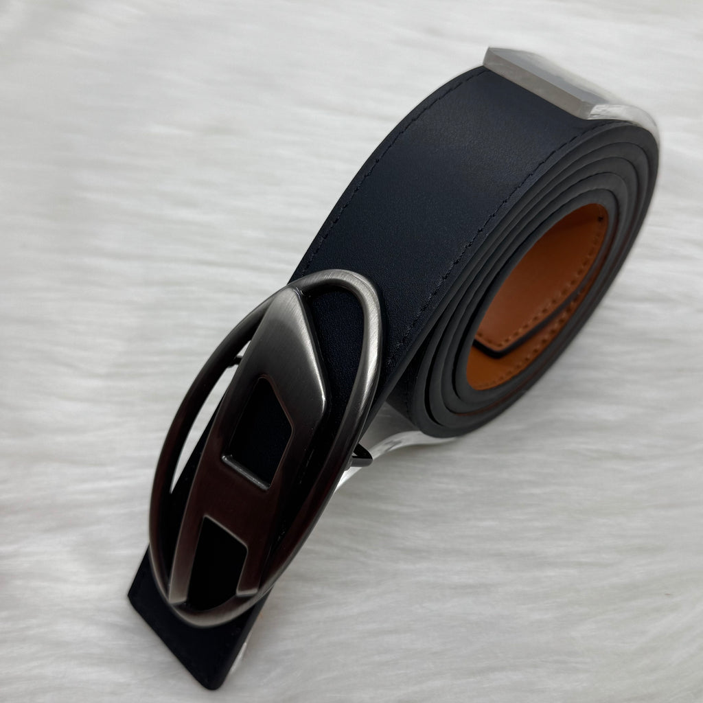 Diesel Black Belt |Silver Buckle|