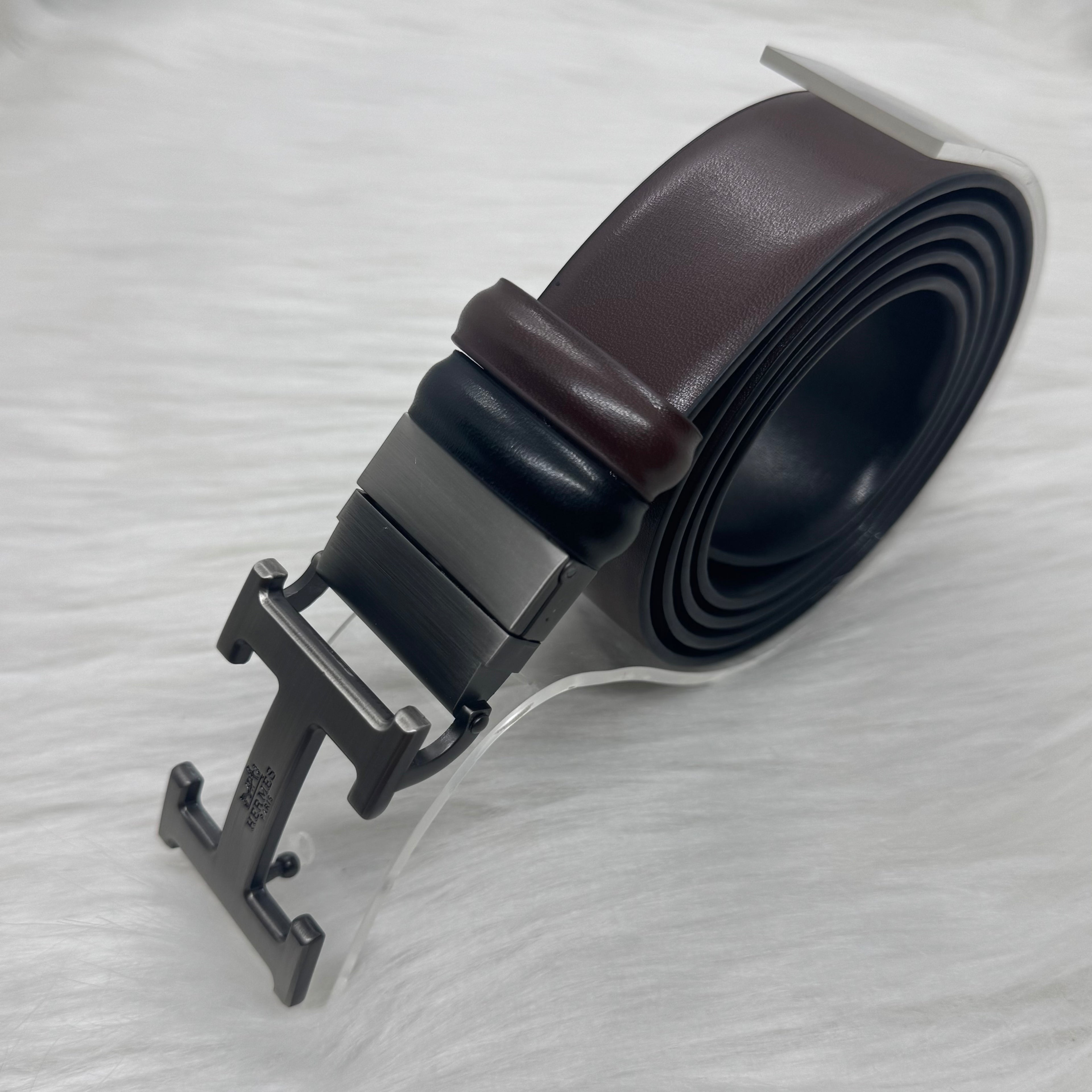 Hermès Double Face Belt |Silver Buckle|