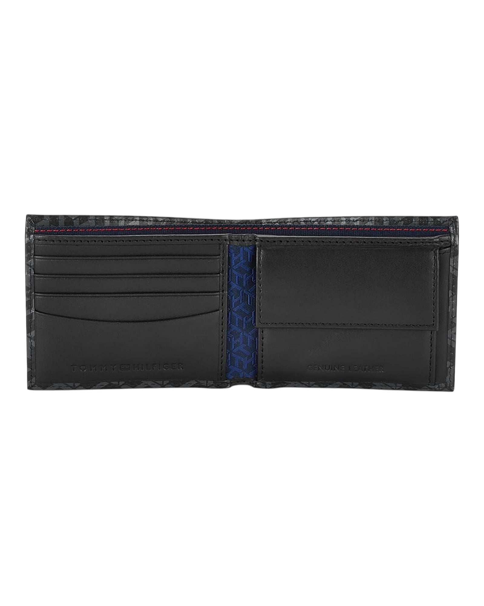 Tommy Hilfiger Franco Printed Wallet |Black|