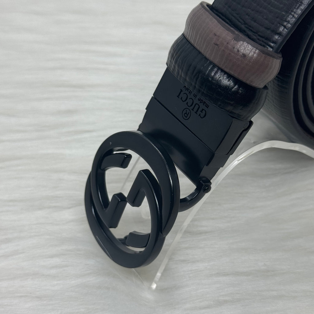 Gucci Double Face Belt |Black Buckle|