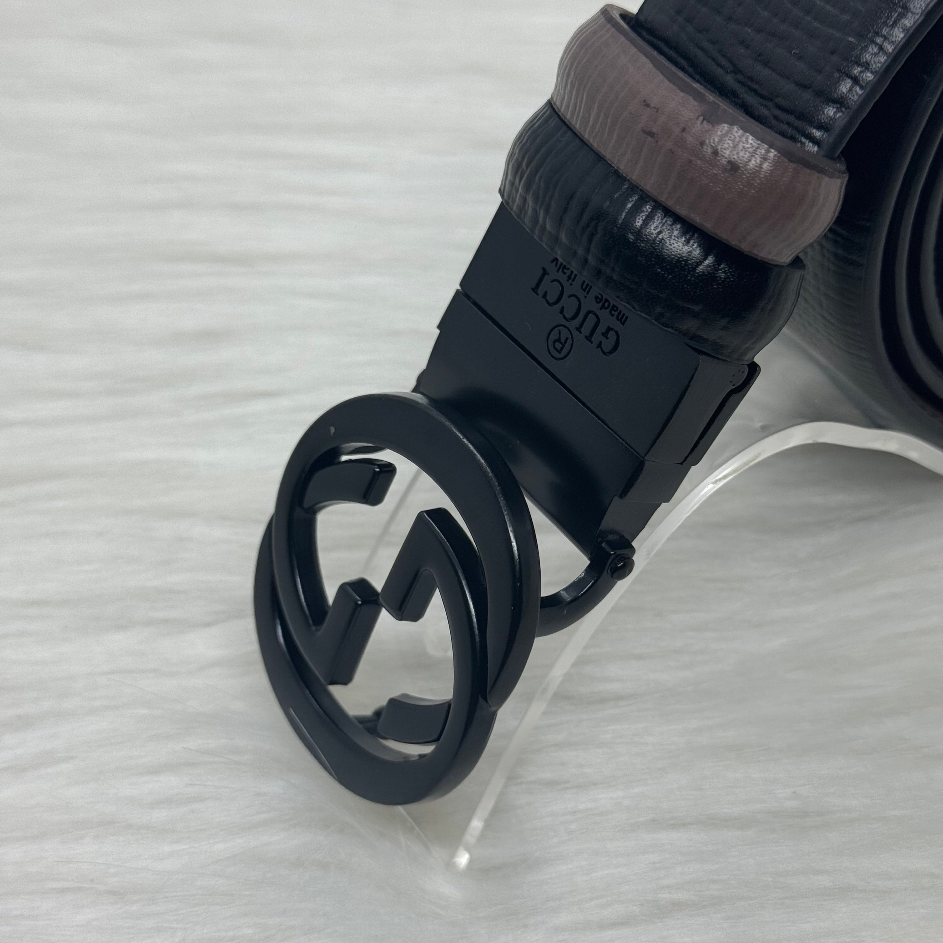 Gucci Double Face Belt |Black Buckle|