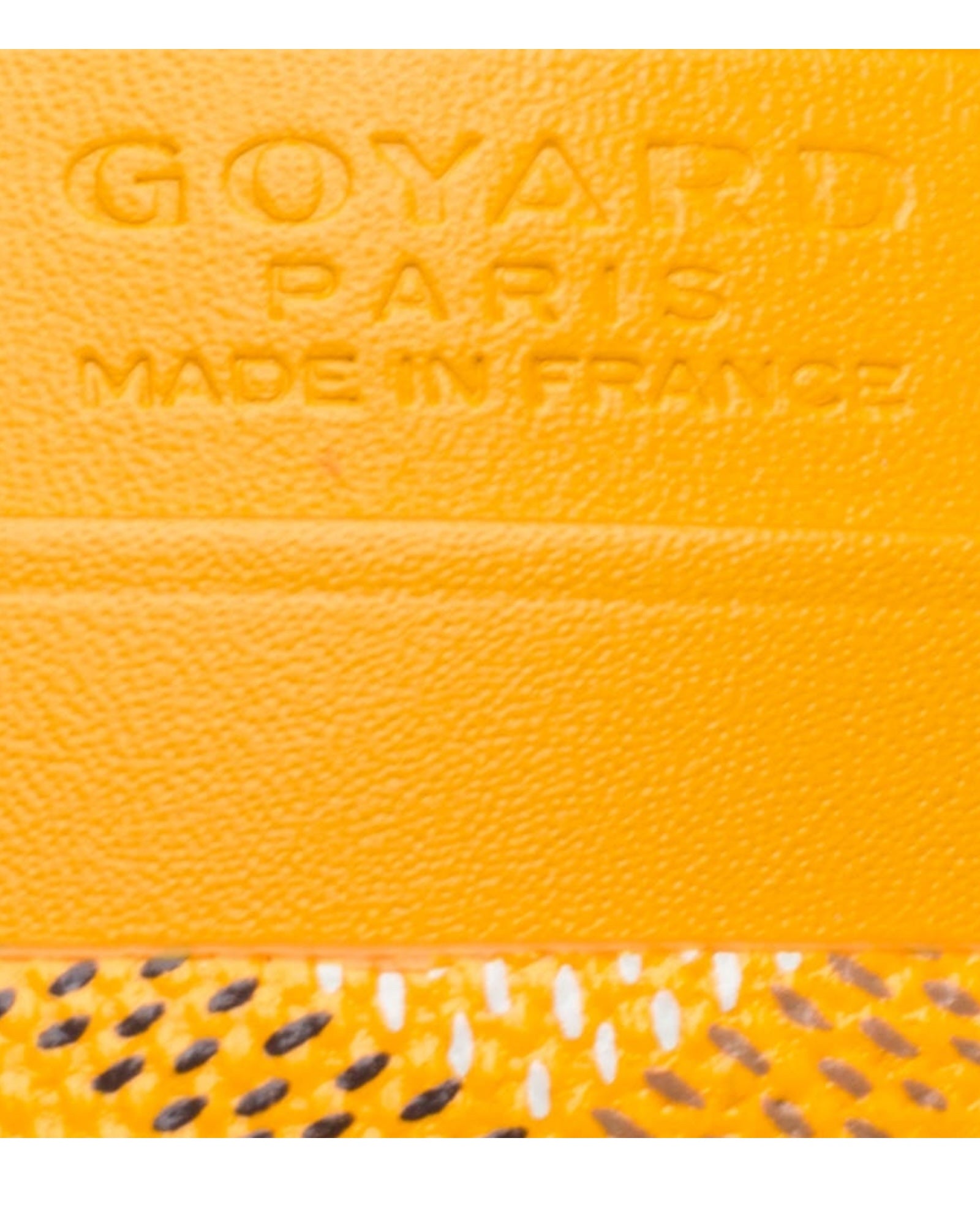 Goyard Card-Holder |Yellow|