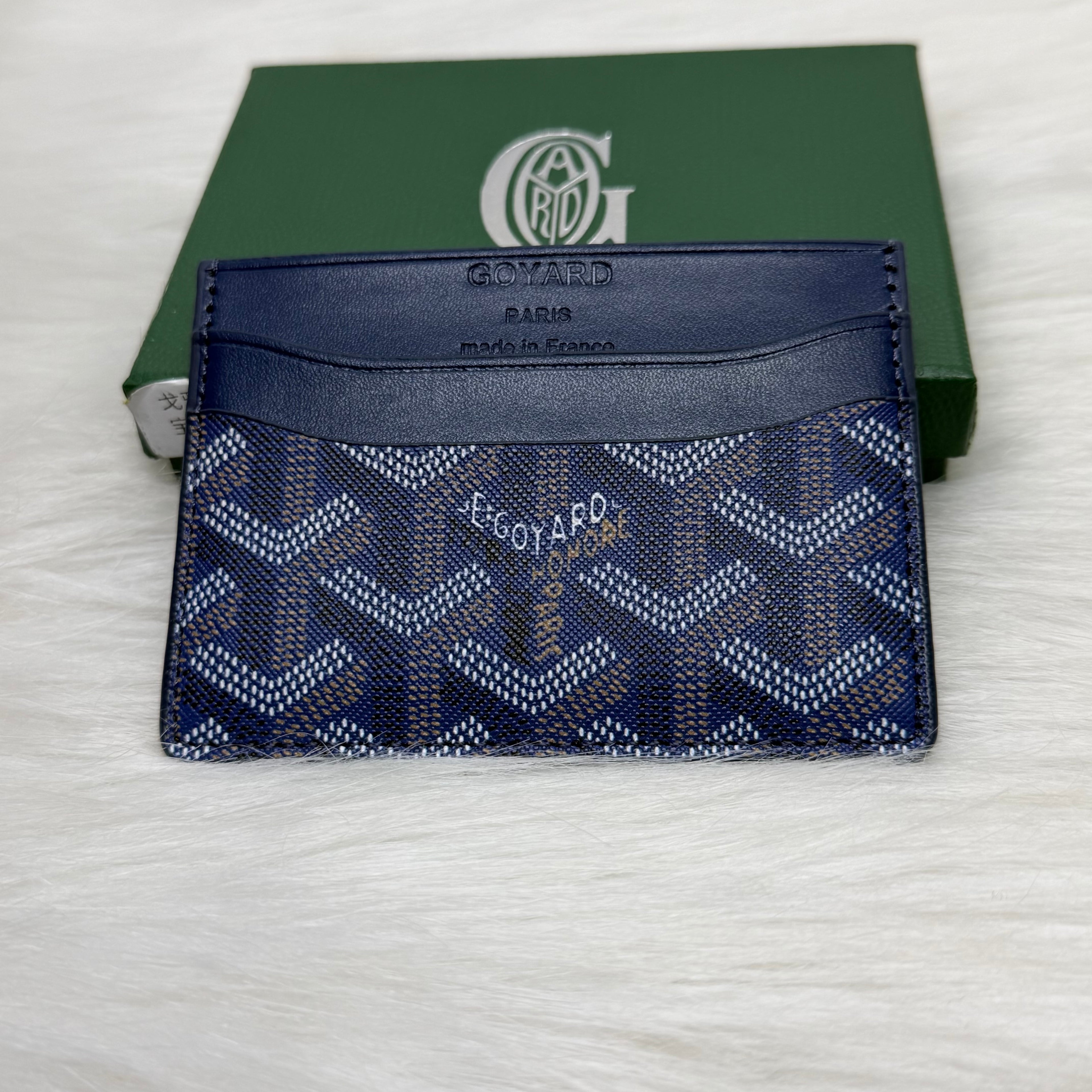 Goyard Card-Holder |Dark Blue|