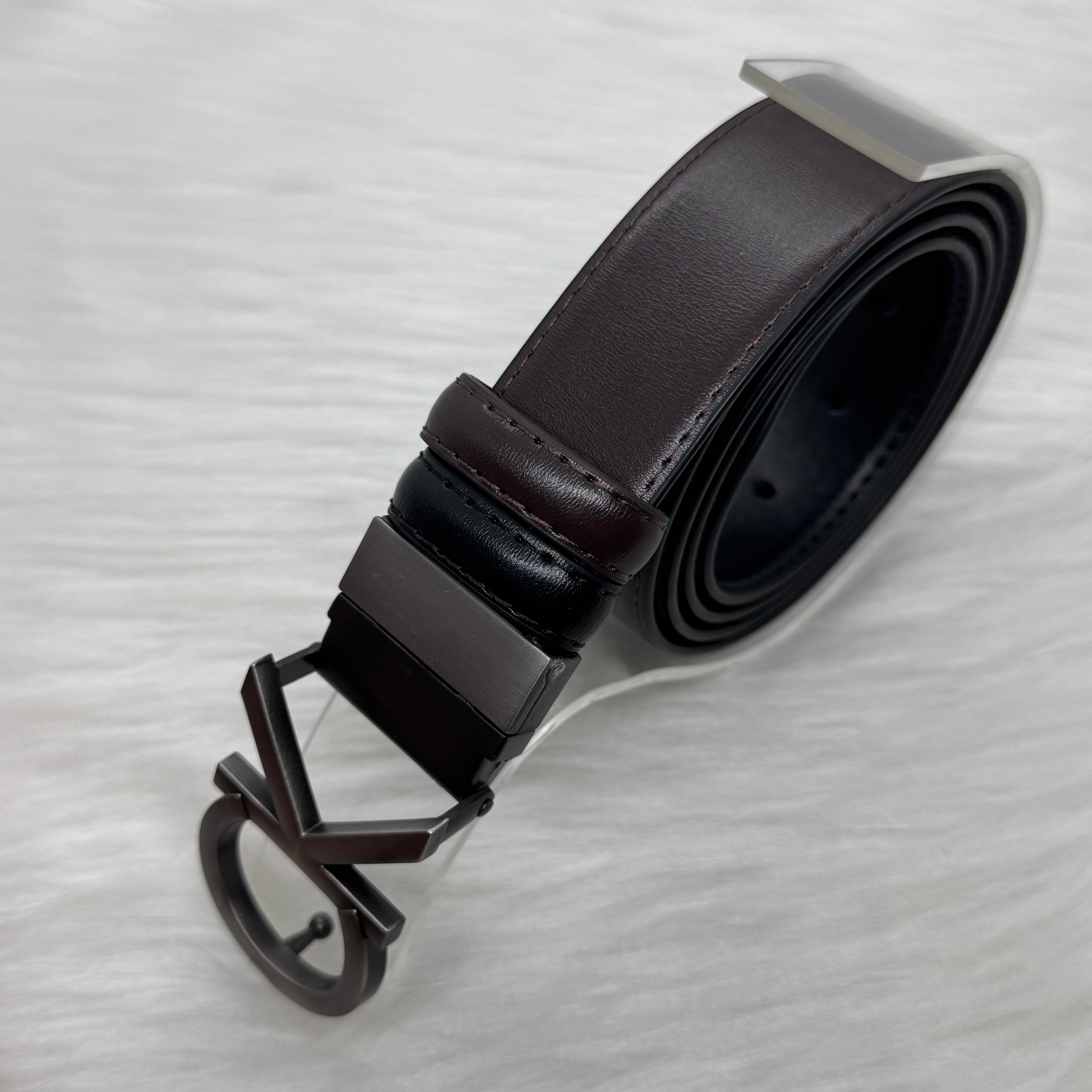 Calvin Klein Double Face Belt |Black Buckle|