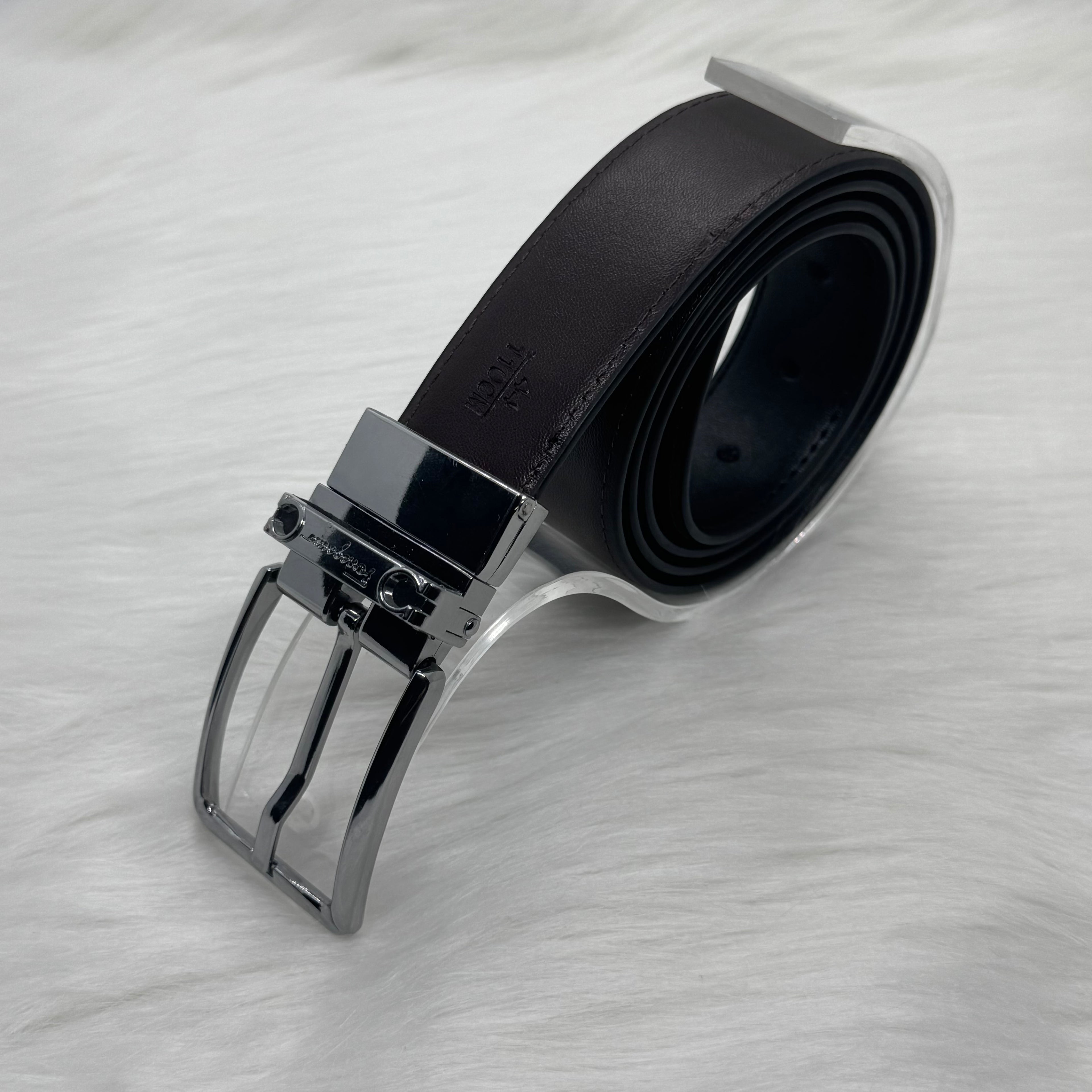 Ferragamo Double Face Belt |Black/Brown|