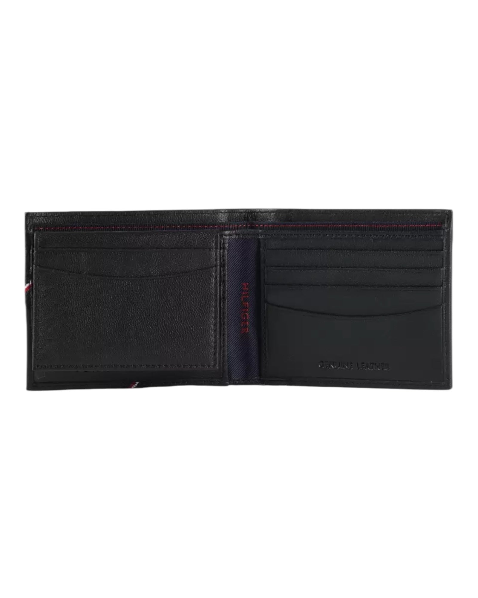 Tommy Hilfiger Black Textured Wallet |Black|