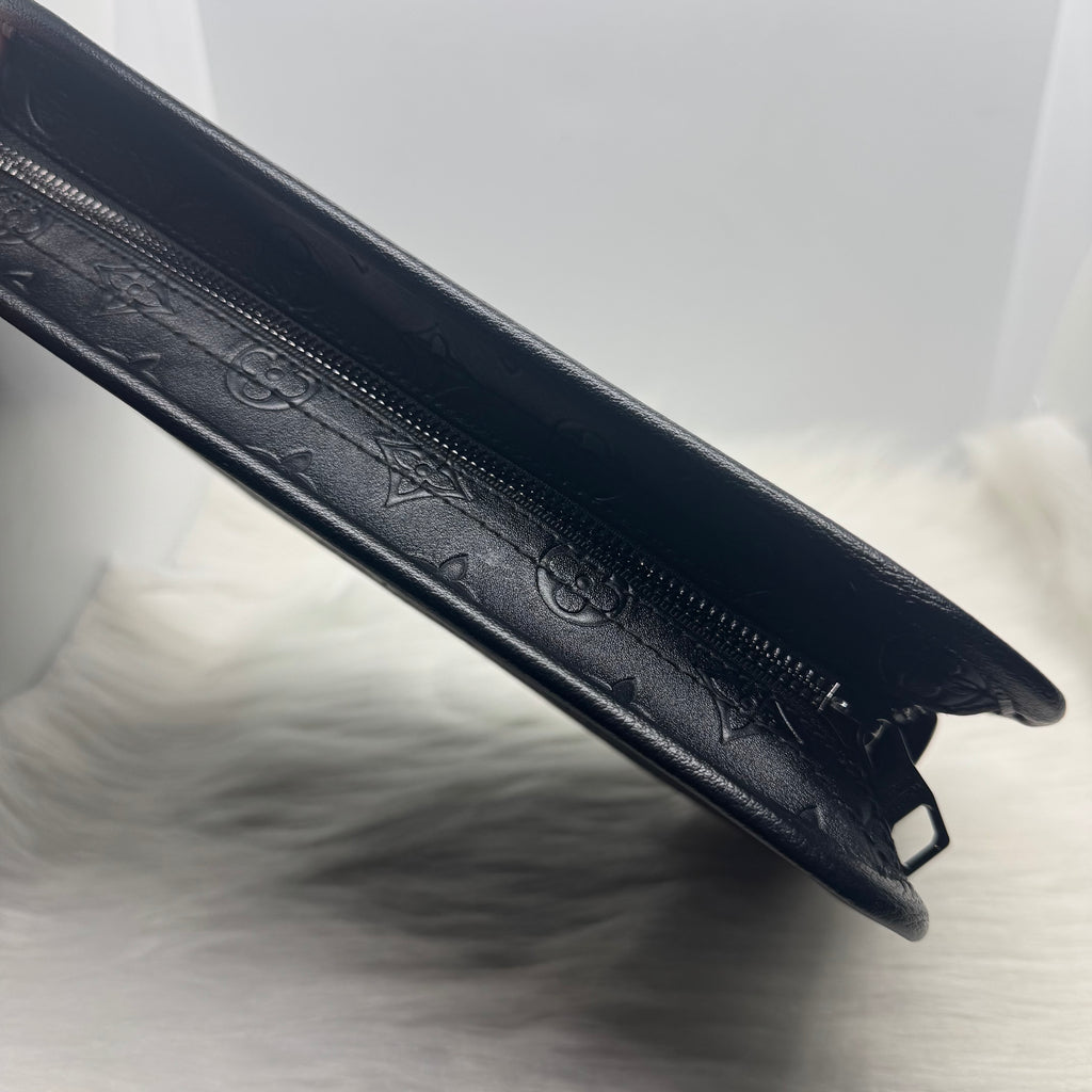 Louis Vuitton Clutch Bag |Embossed Logo|