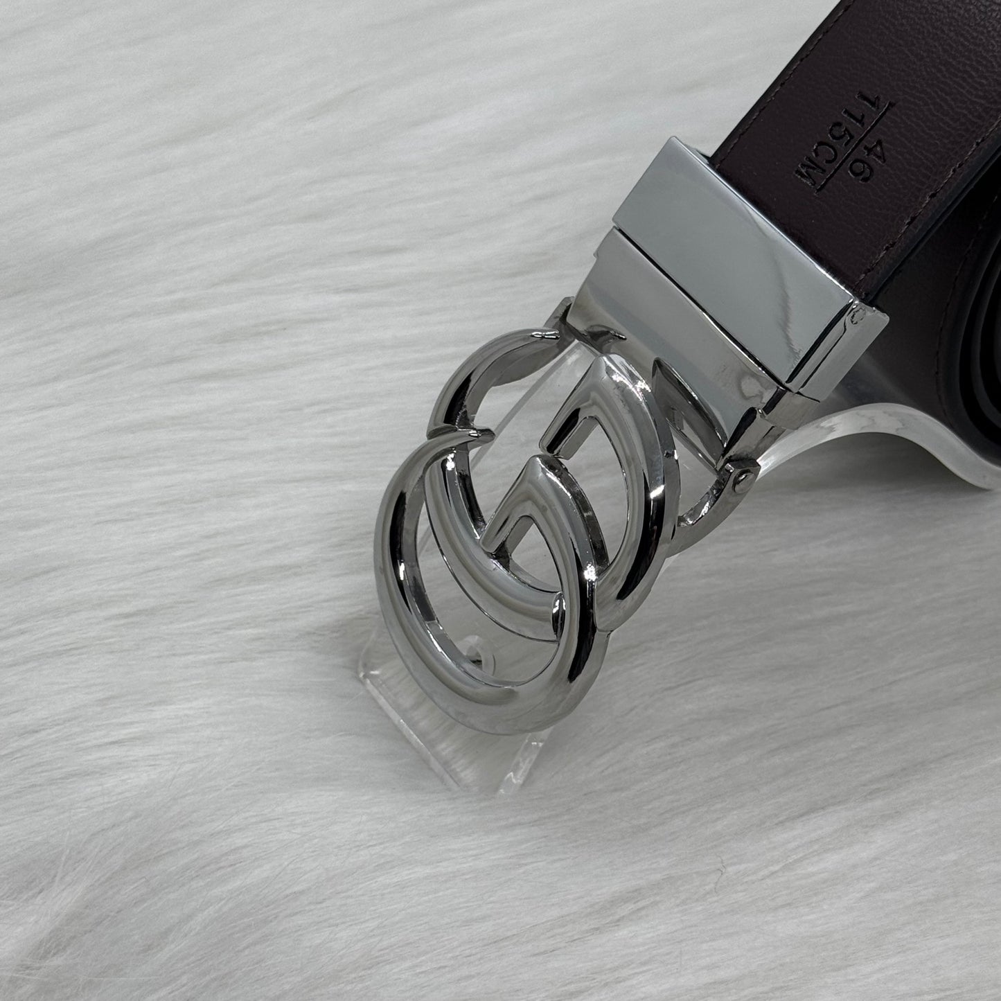 Gucci Double Face Belt |Silver|