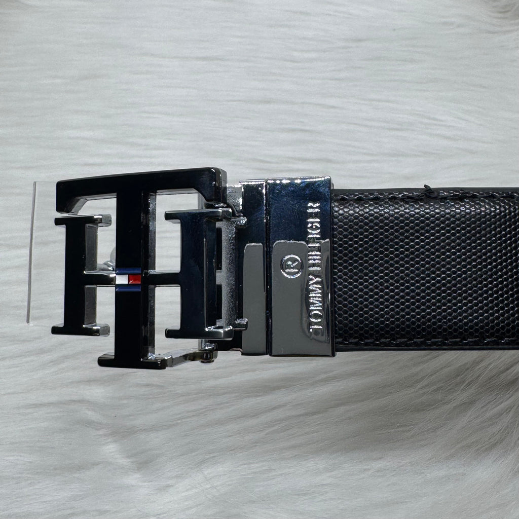 Tommy Hilfiger Double Face Belt |Silver-Black|