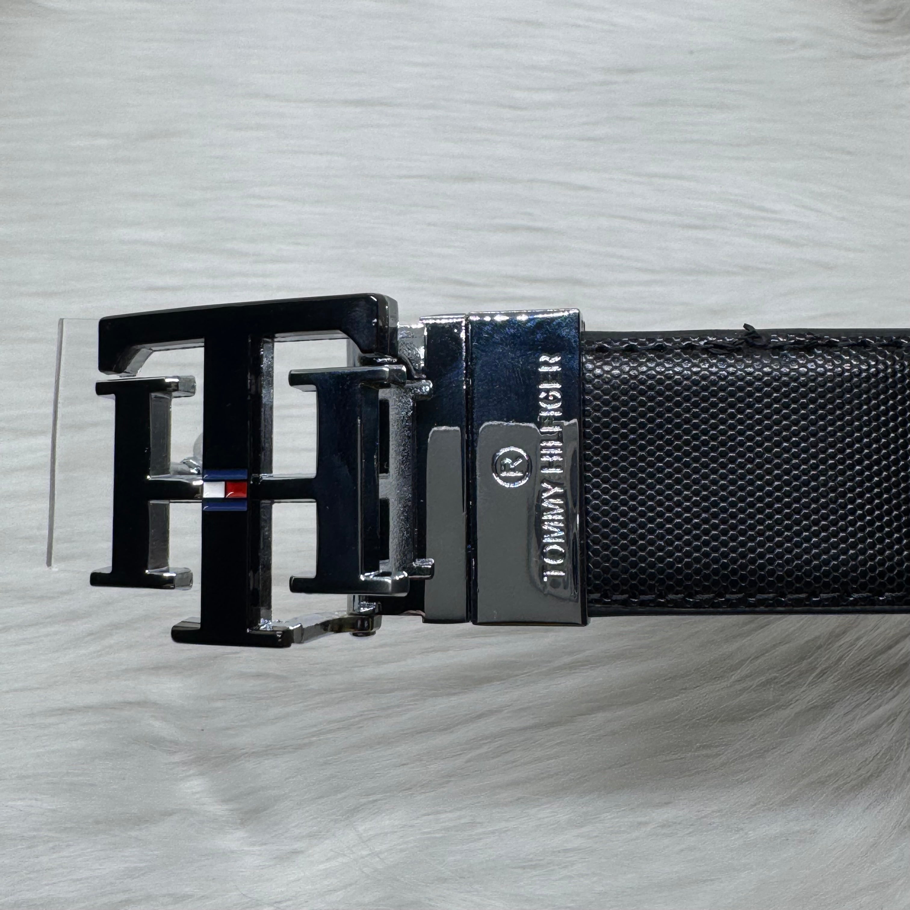Tommy Hilfiger Double Face Belt |Silver-Black|