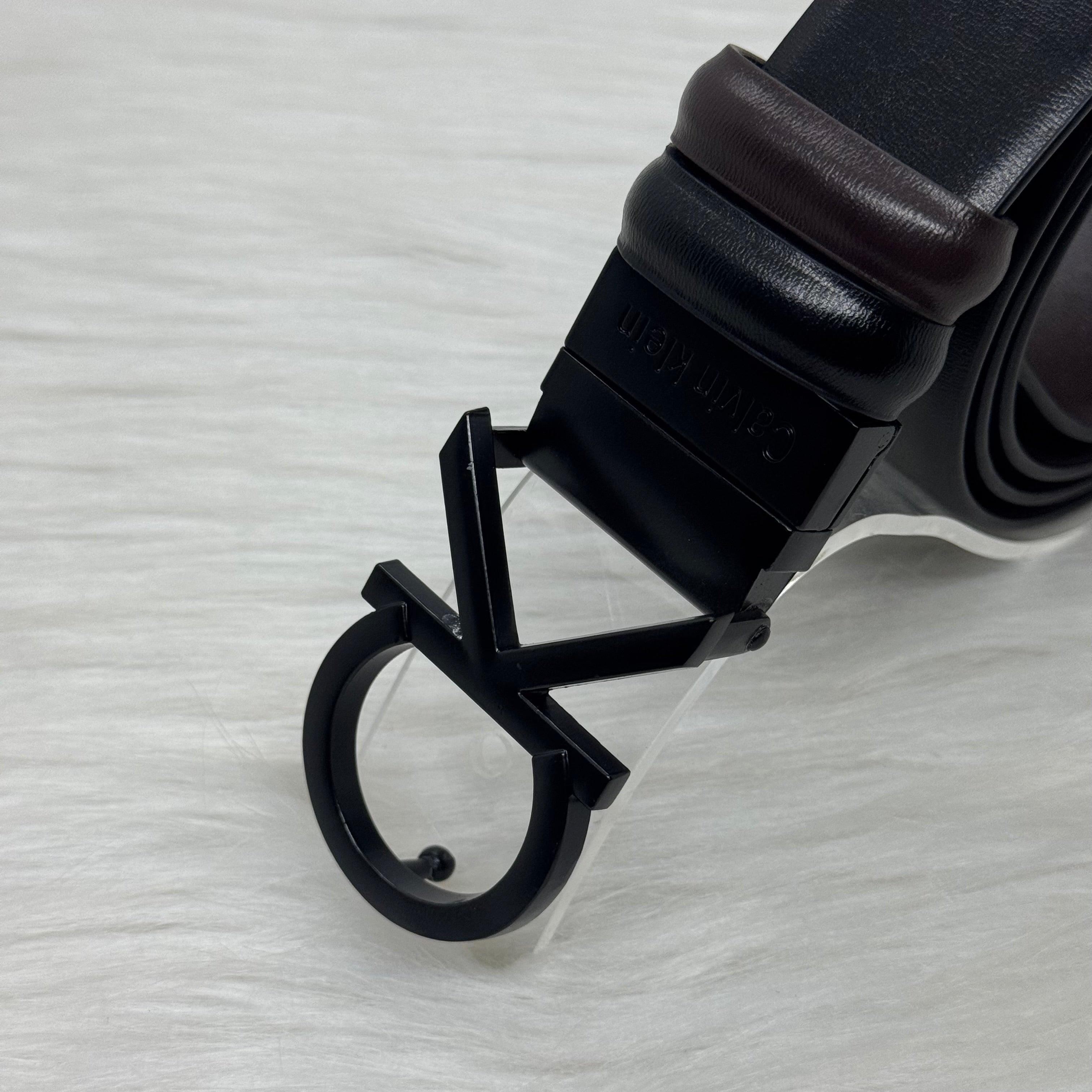 Calvin Klein Double Face Belt |Black Buckle|
