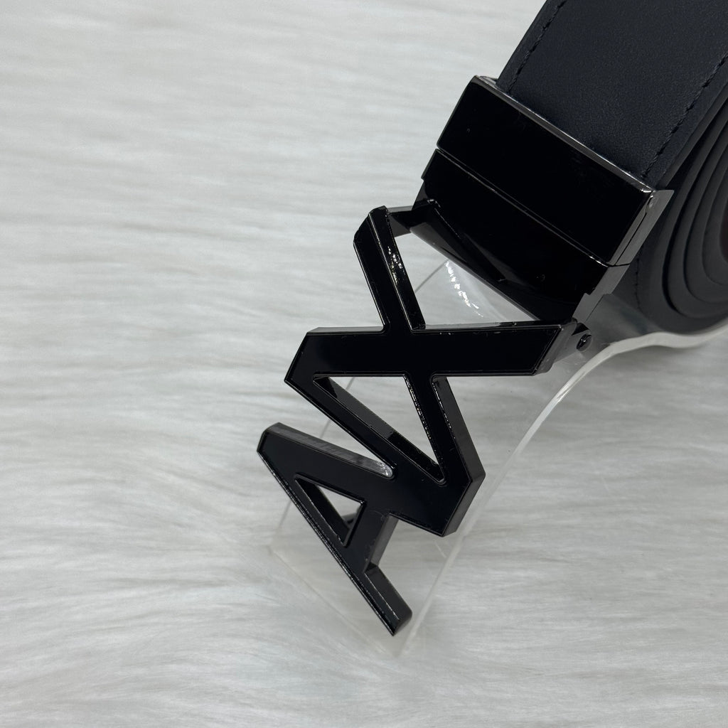 Armani Double Face Belt |Black Buckle|