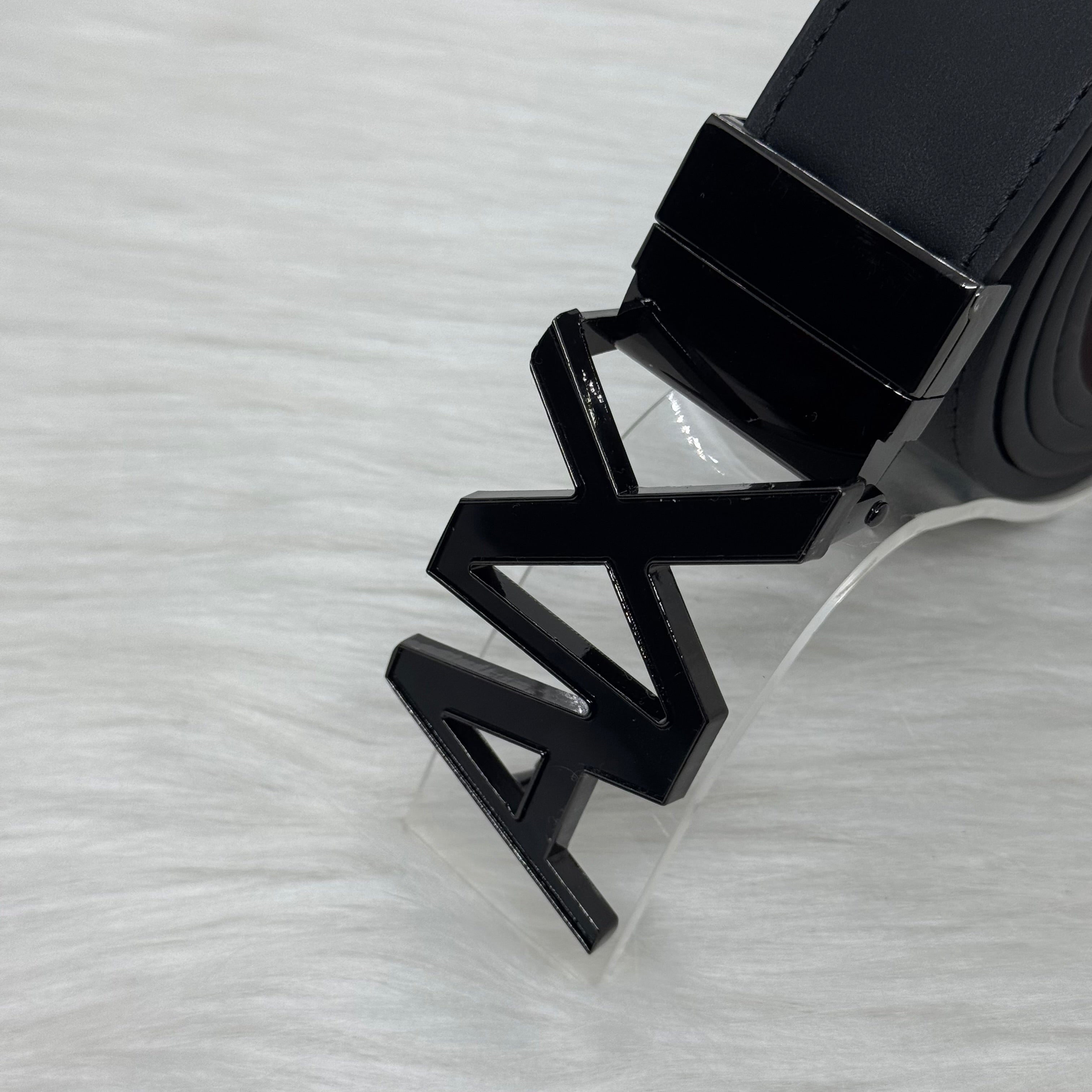 Armani Double Face Belt |Black Buckle|