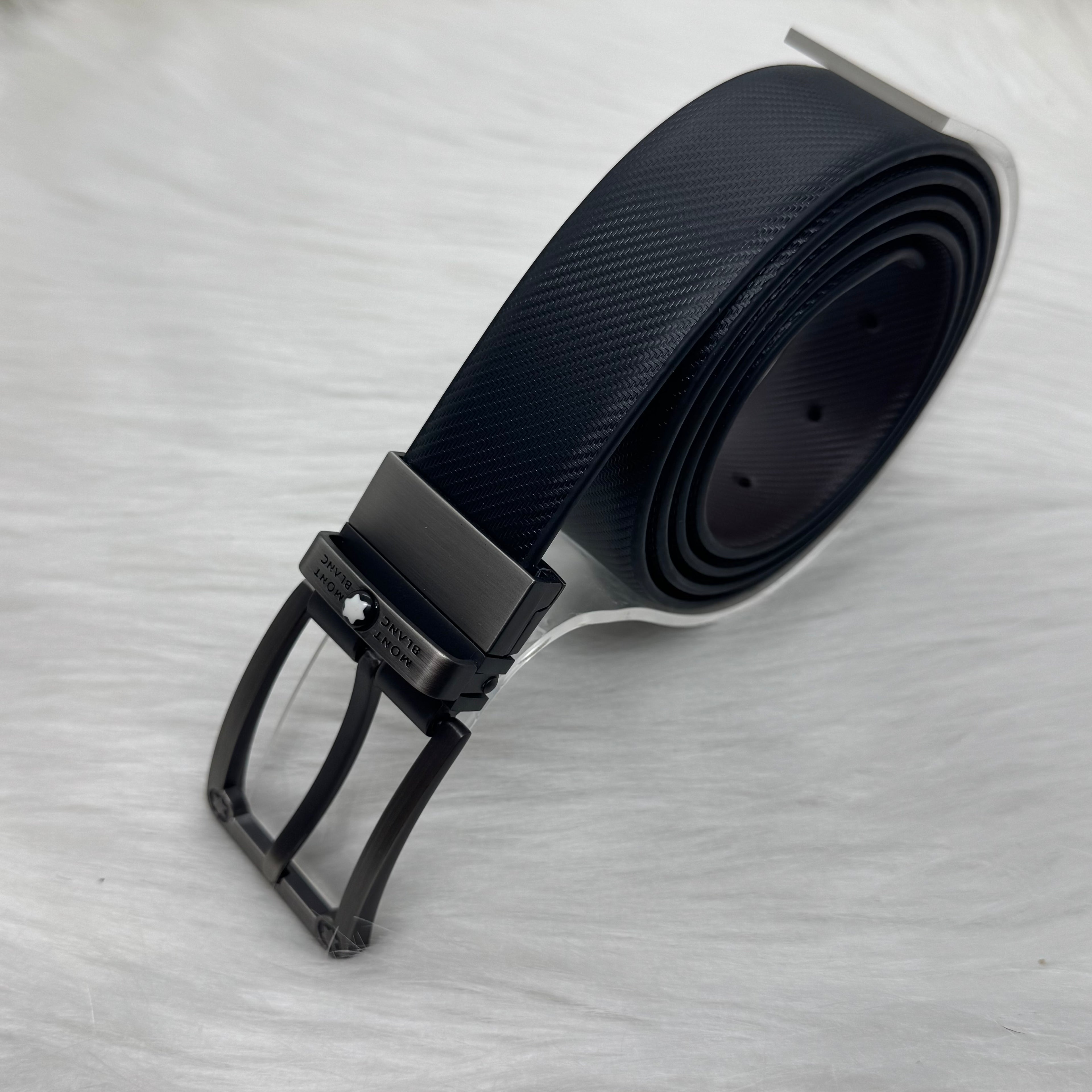 Mont Blanc Double Face Belt |Black|