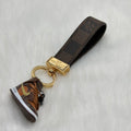 Louis Vuitton Sneaker Keychain |Brown|