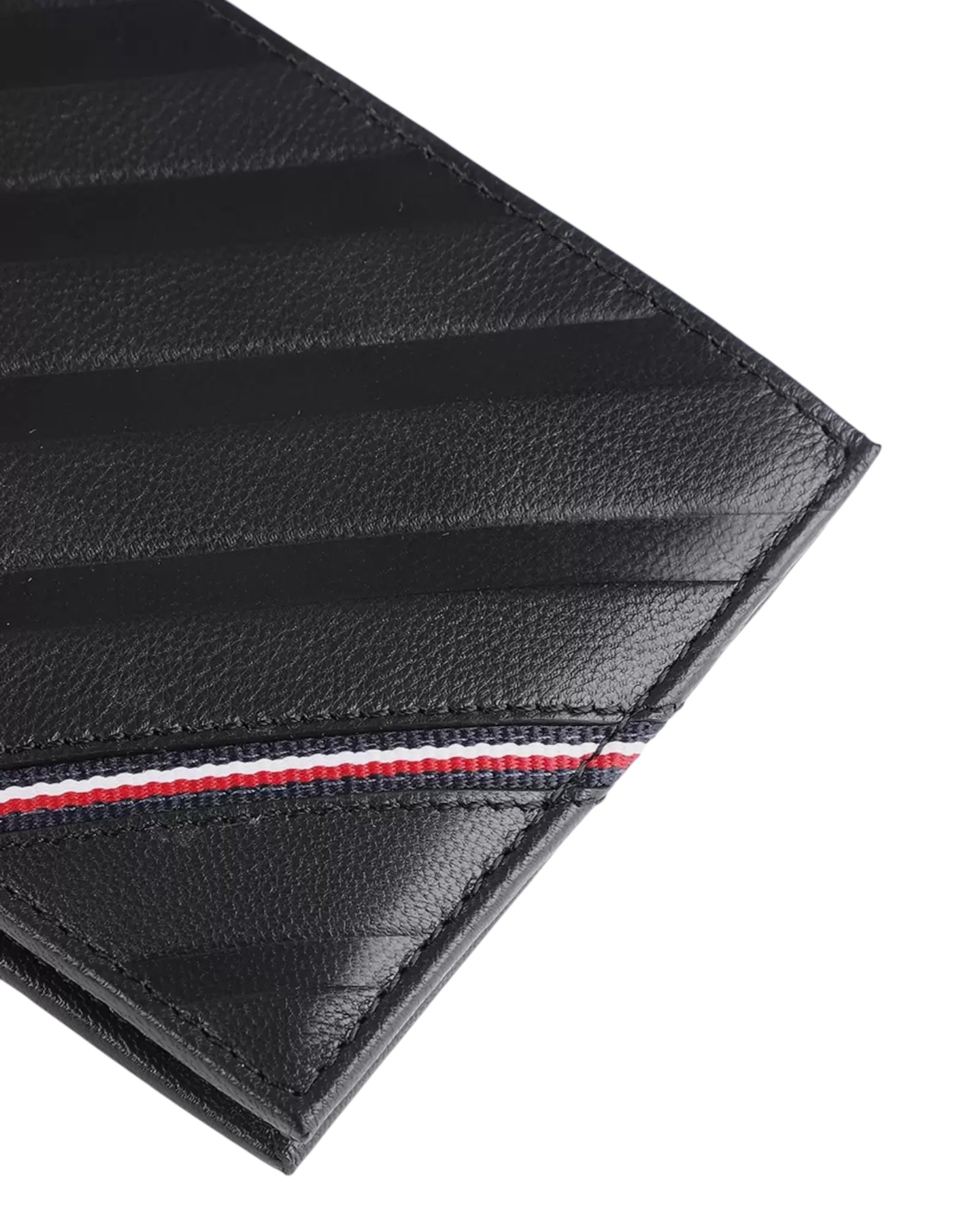 Tommy Hilfiger Black Textured Wallet |Black|