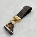 Louis Vuitton Sneaker Keychain |Brown|