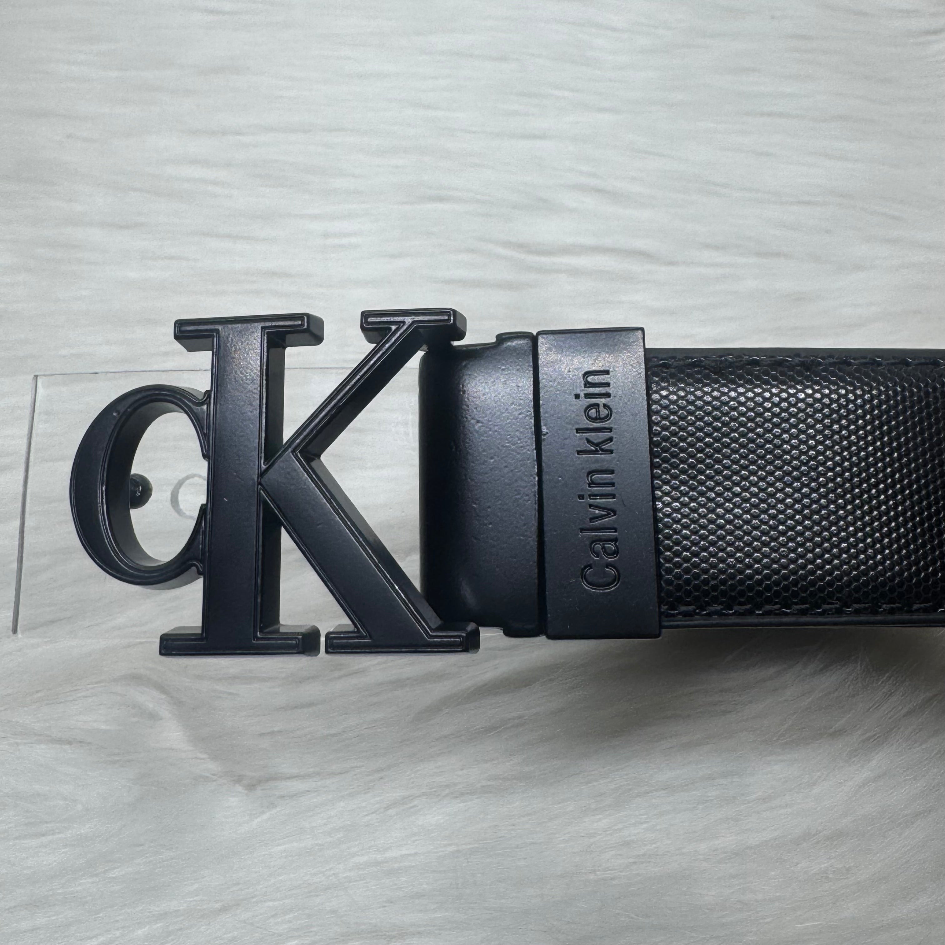 Calvin Klein Double Face Belt |Black Buckle|