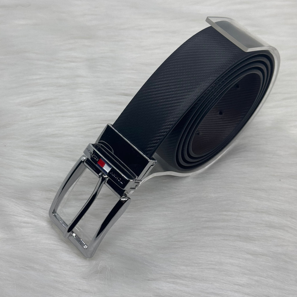 Tommy Hilfiger Double Face Belt |Silver|