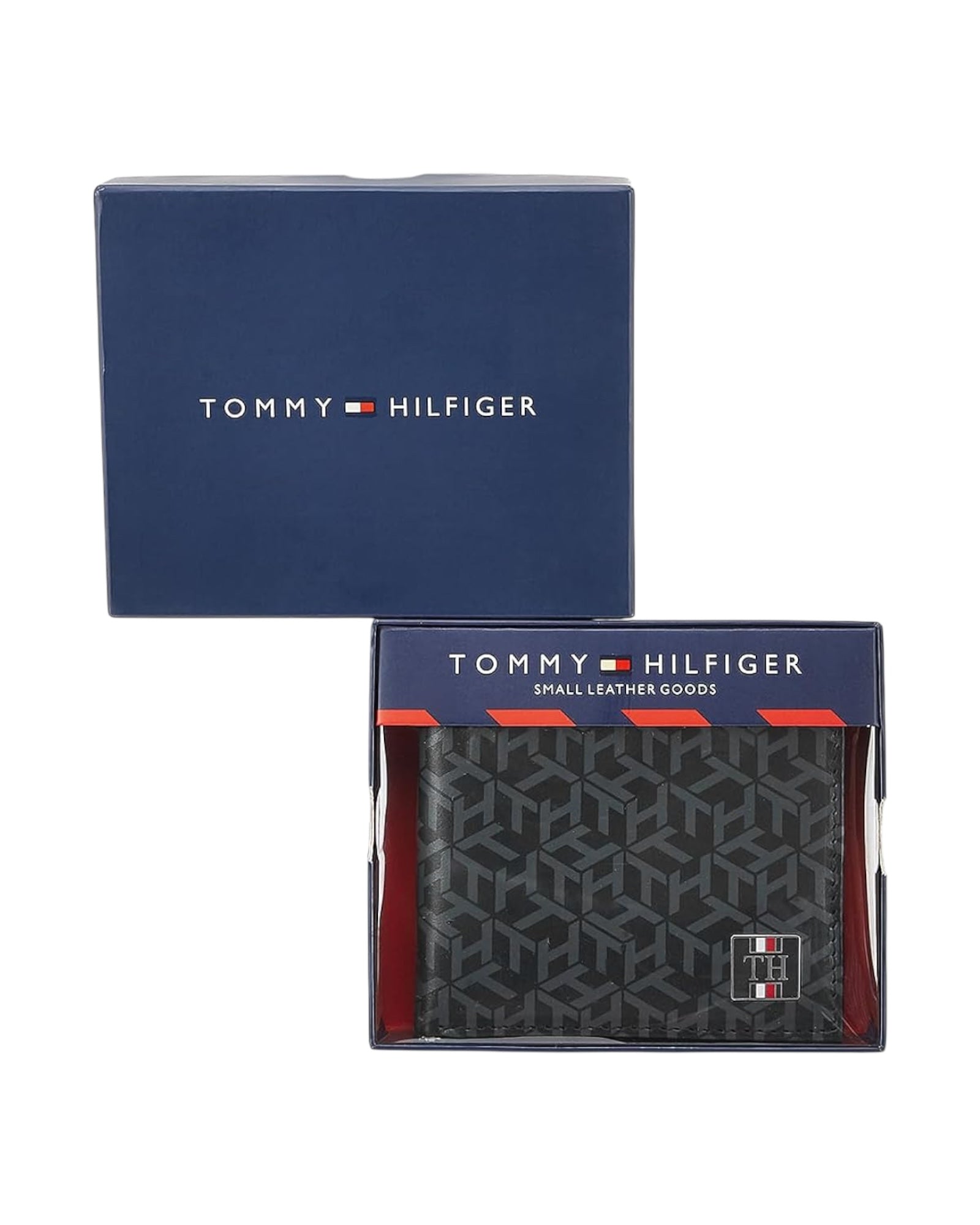 Tommy Hilfiger Franco Printed Wallet |Black|