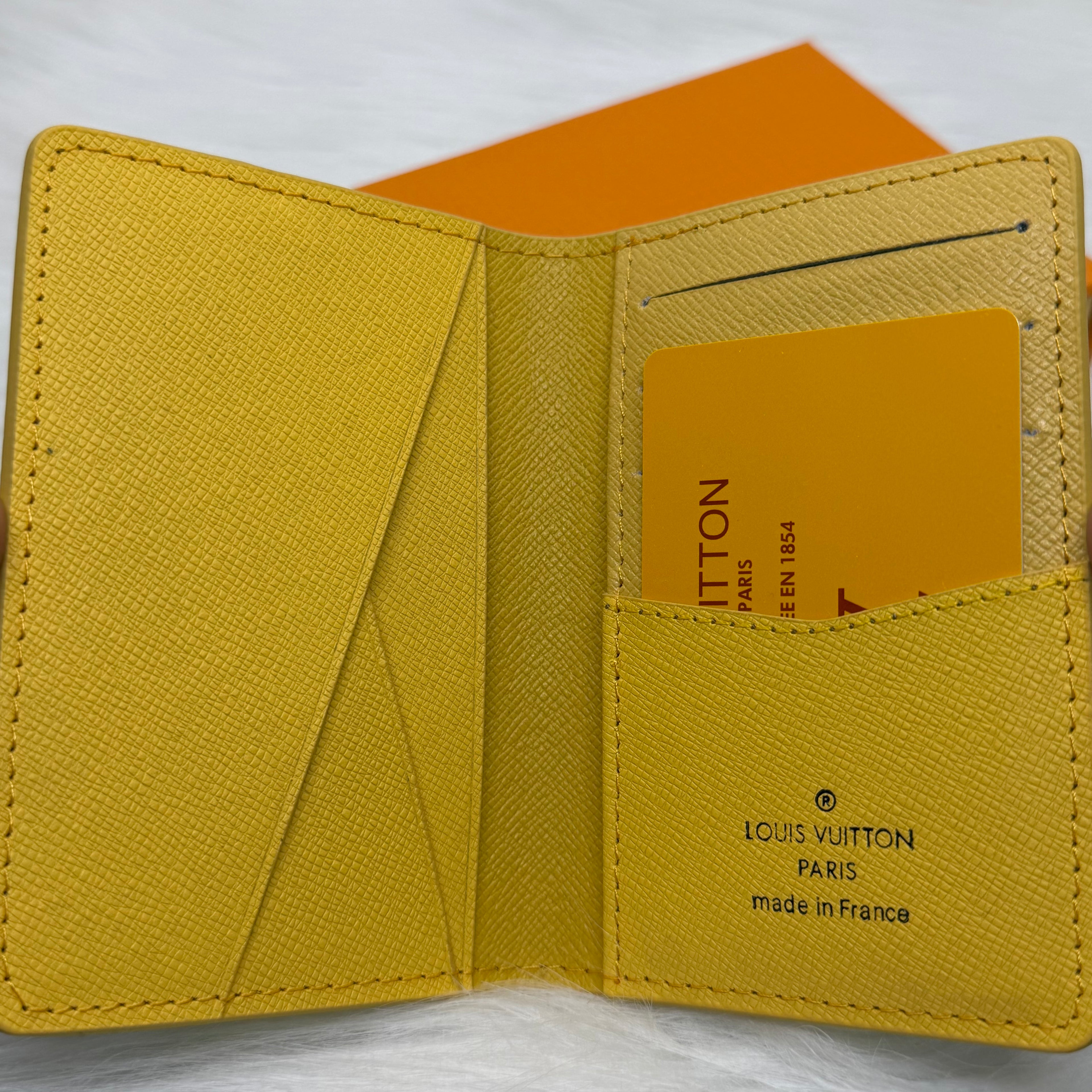 Louis Vuitton Lime Monogram Playground Canvas Pocket Organizer