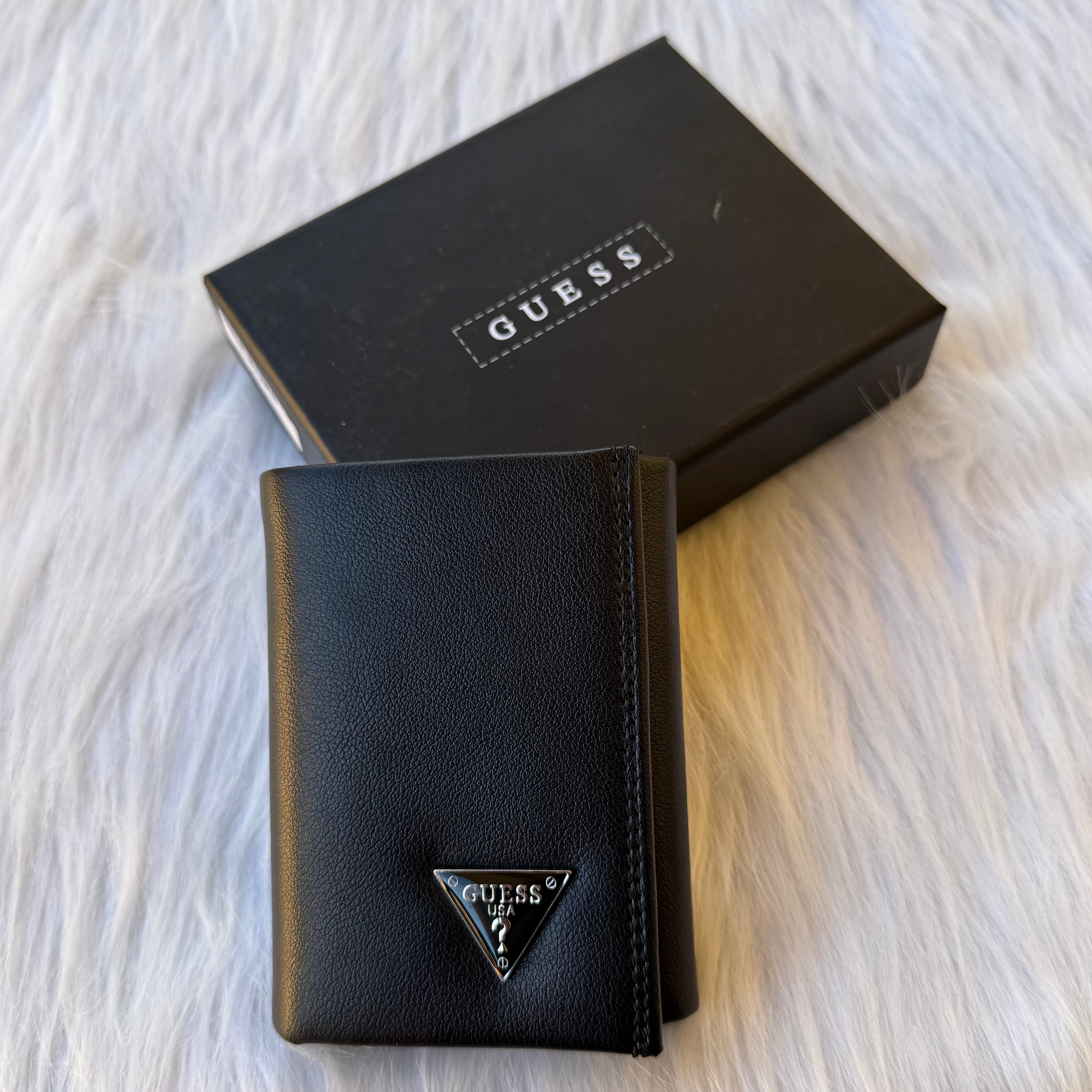 Guess Tri-Fold Wallet |Black|