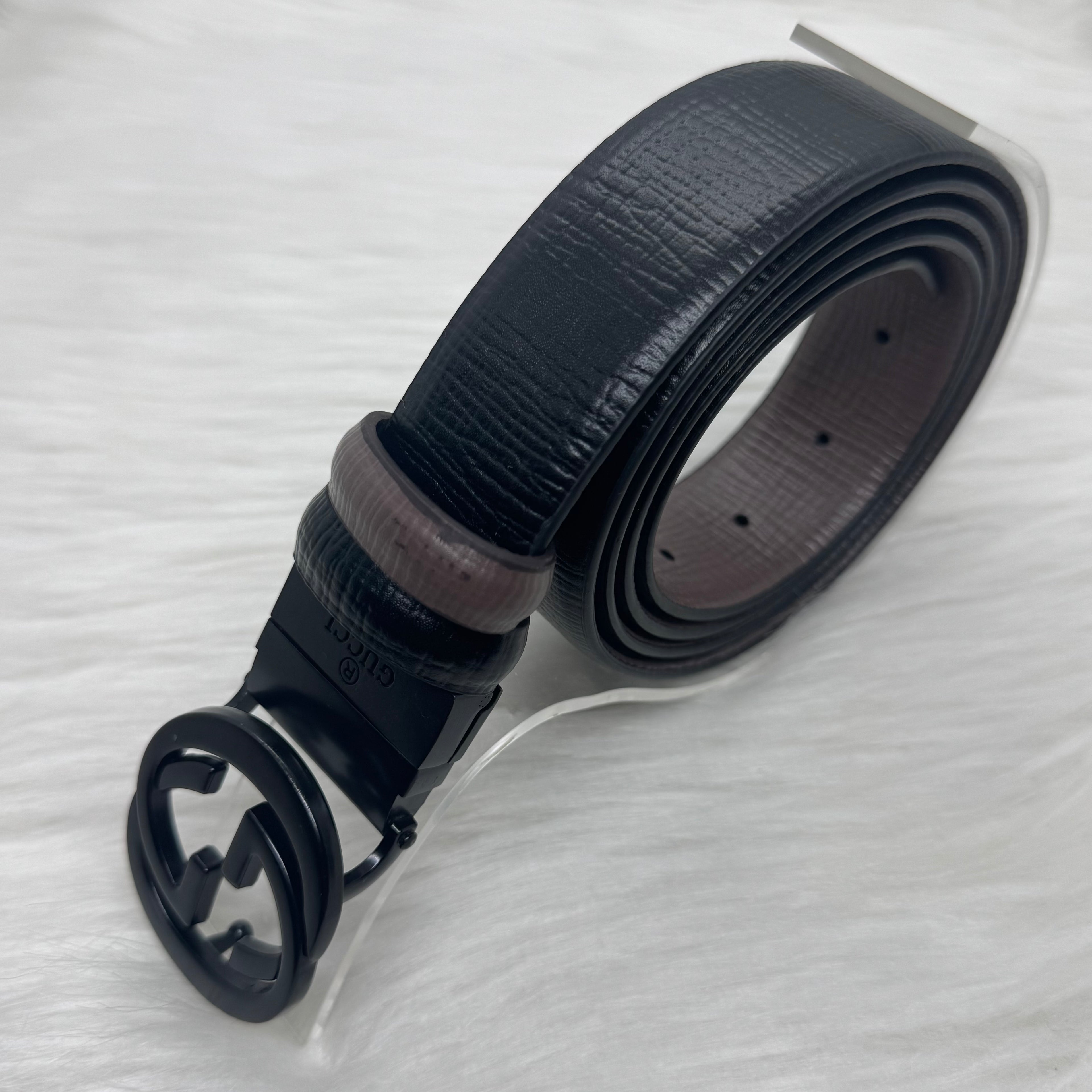 Gucci Double Face Belt |Black Buckle|