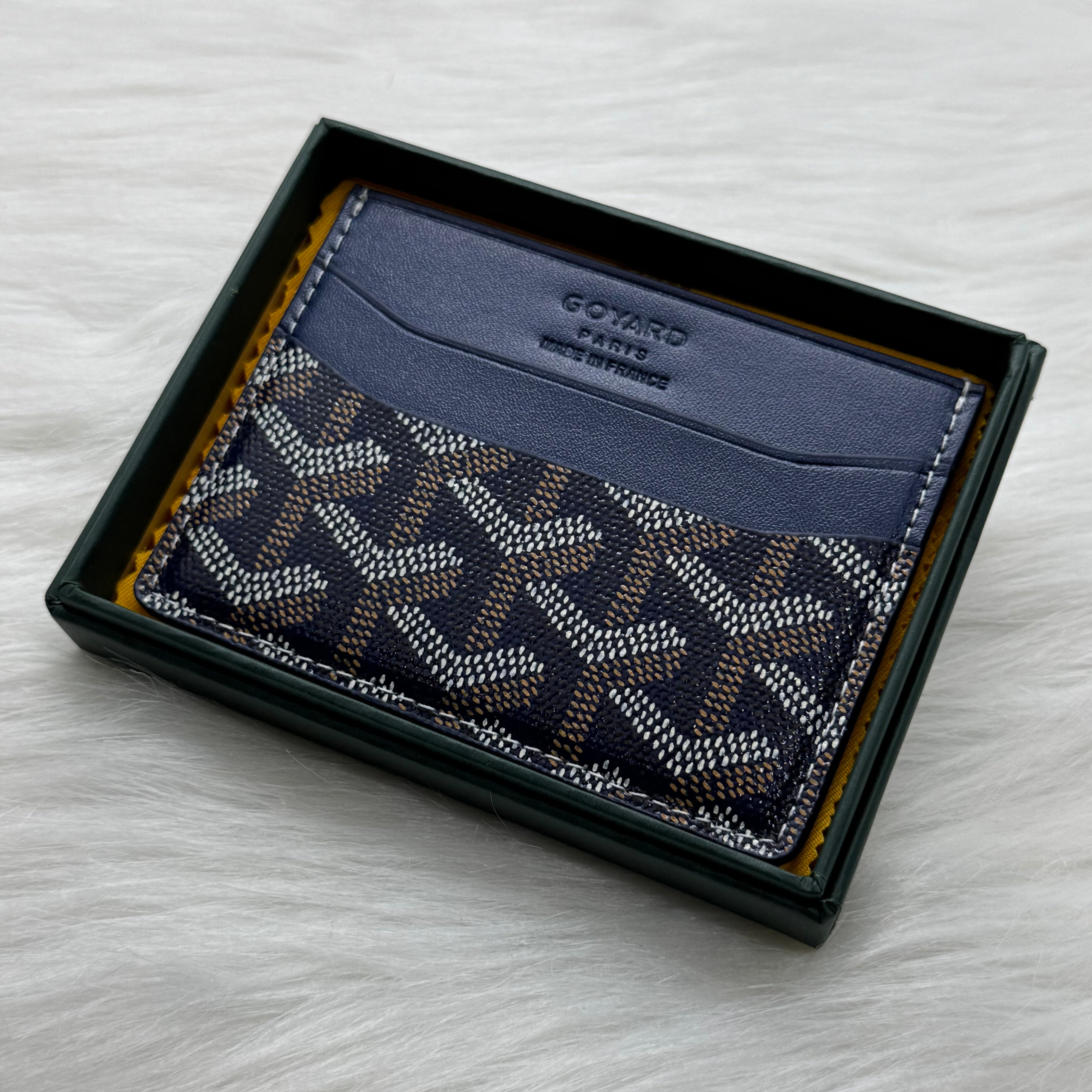 Goyard Card-Holder |Navy Blue| – MOOVOO