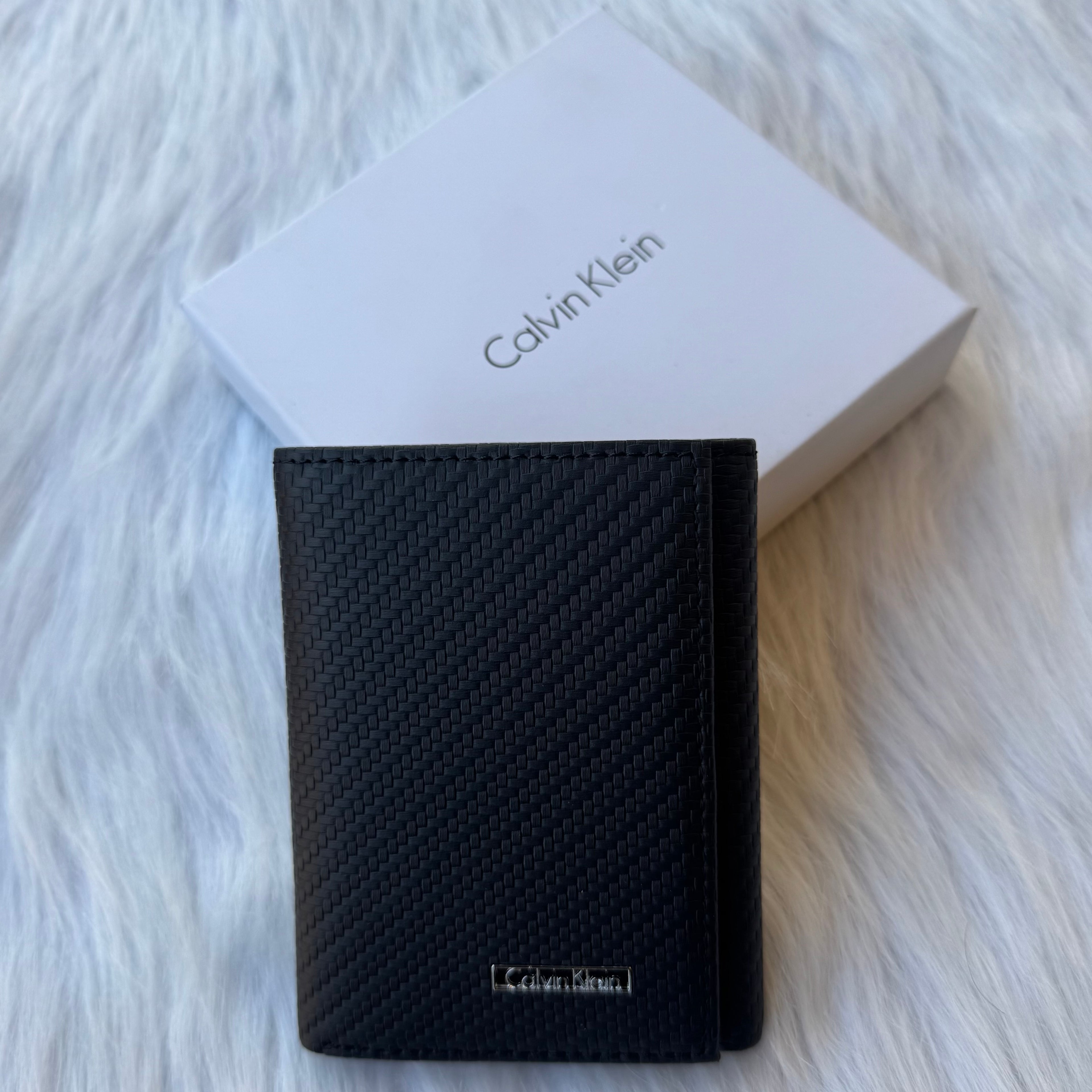 Calvin Klein Trifold Wallet |Black|
