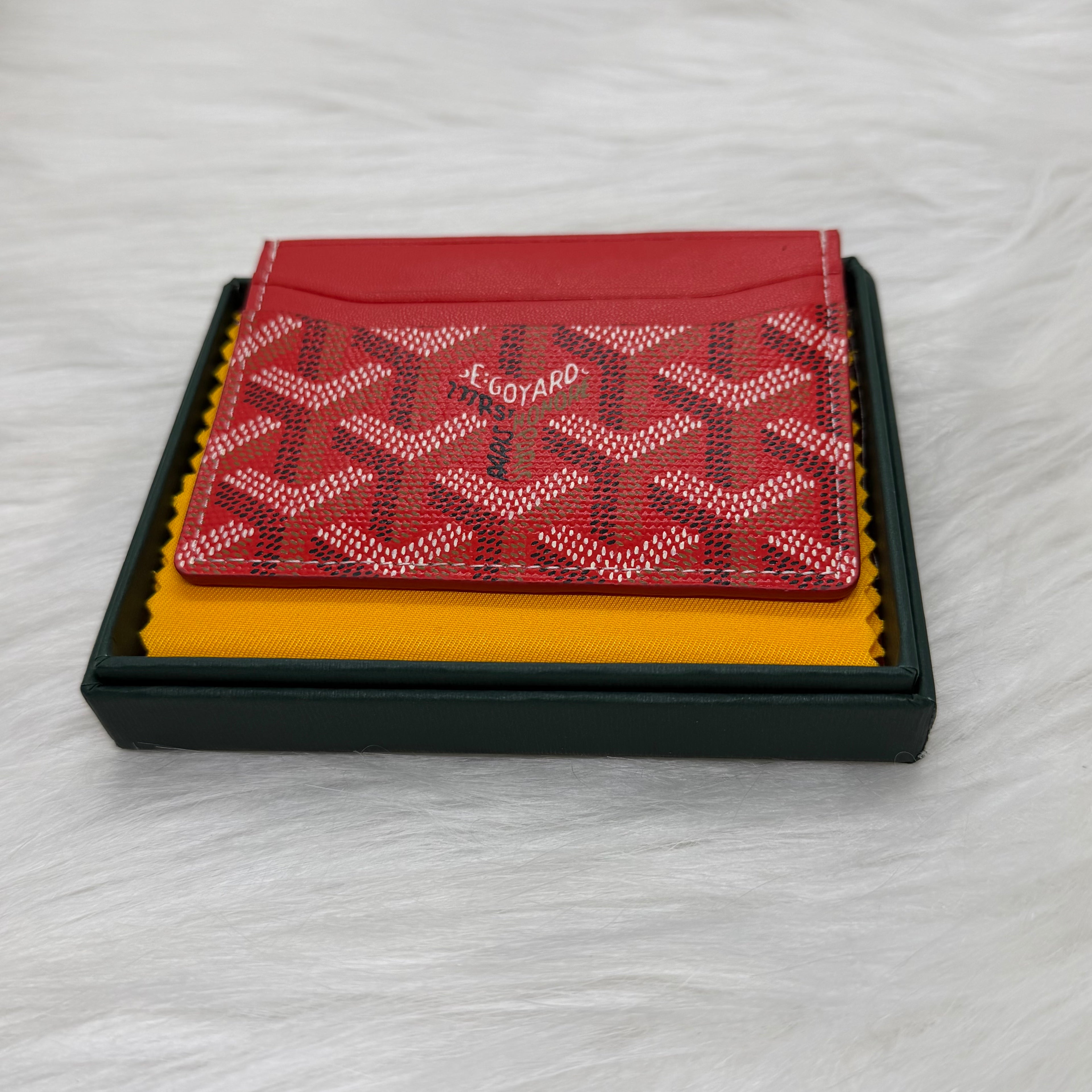 Goyard Card-Holder |Red|