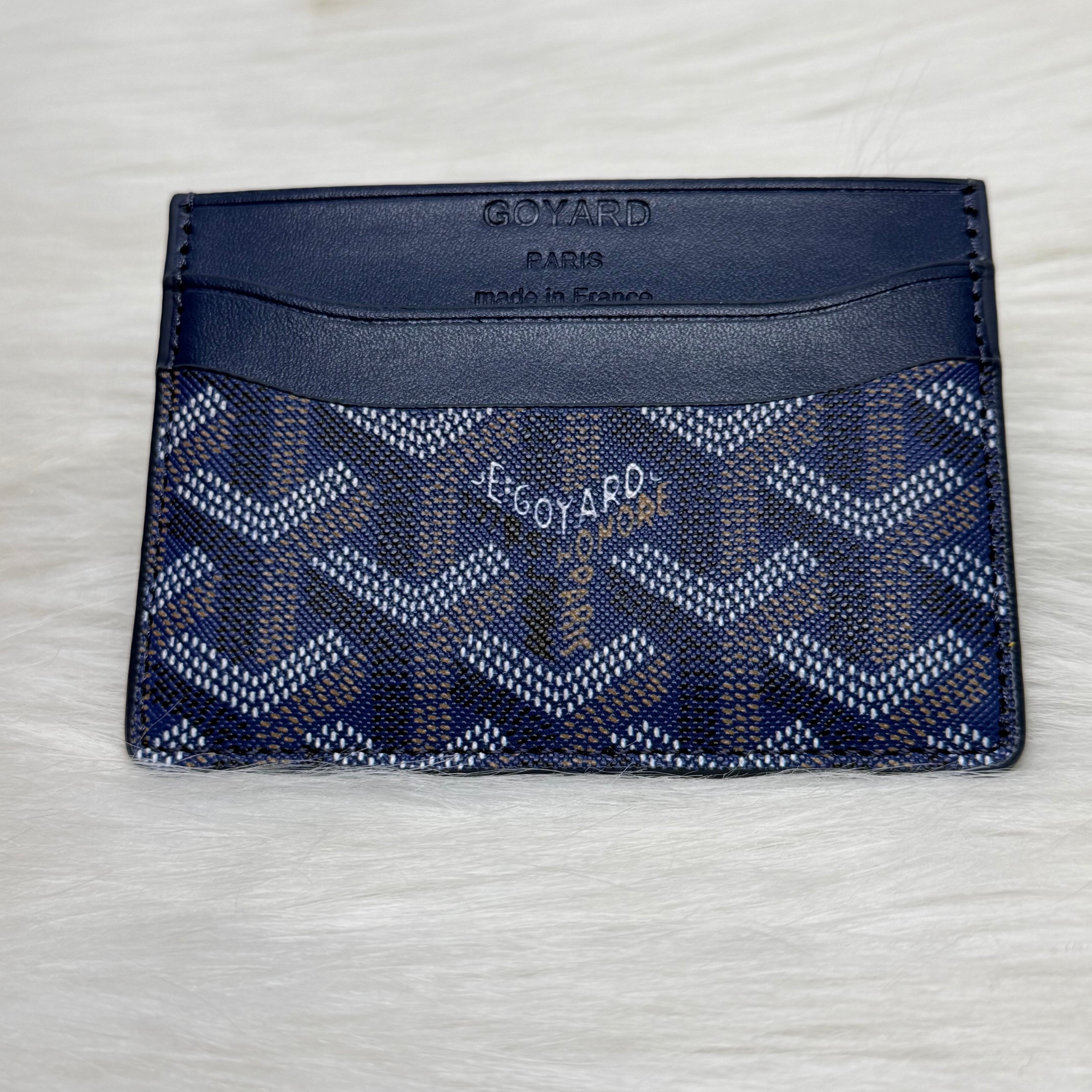 Goyard Card-Holder |Dark Blue|
