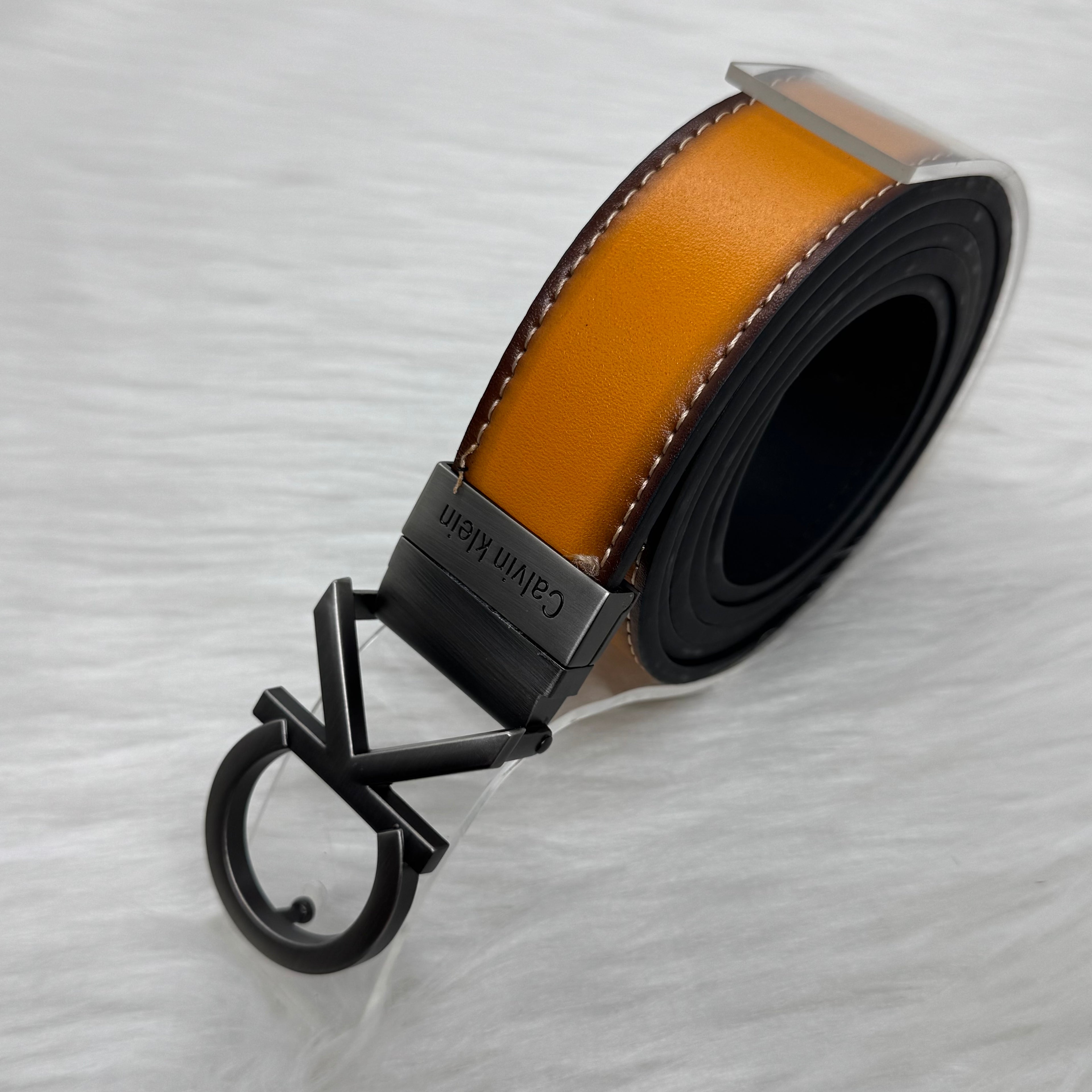 Calvin Klein Double Face Belt |Silver Buckle|